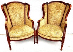 Italian Wingback Chairs by HARRIS MARCUS