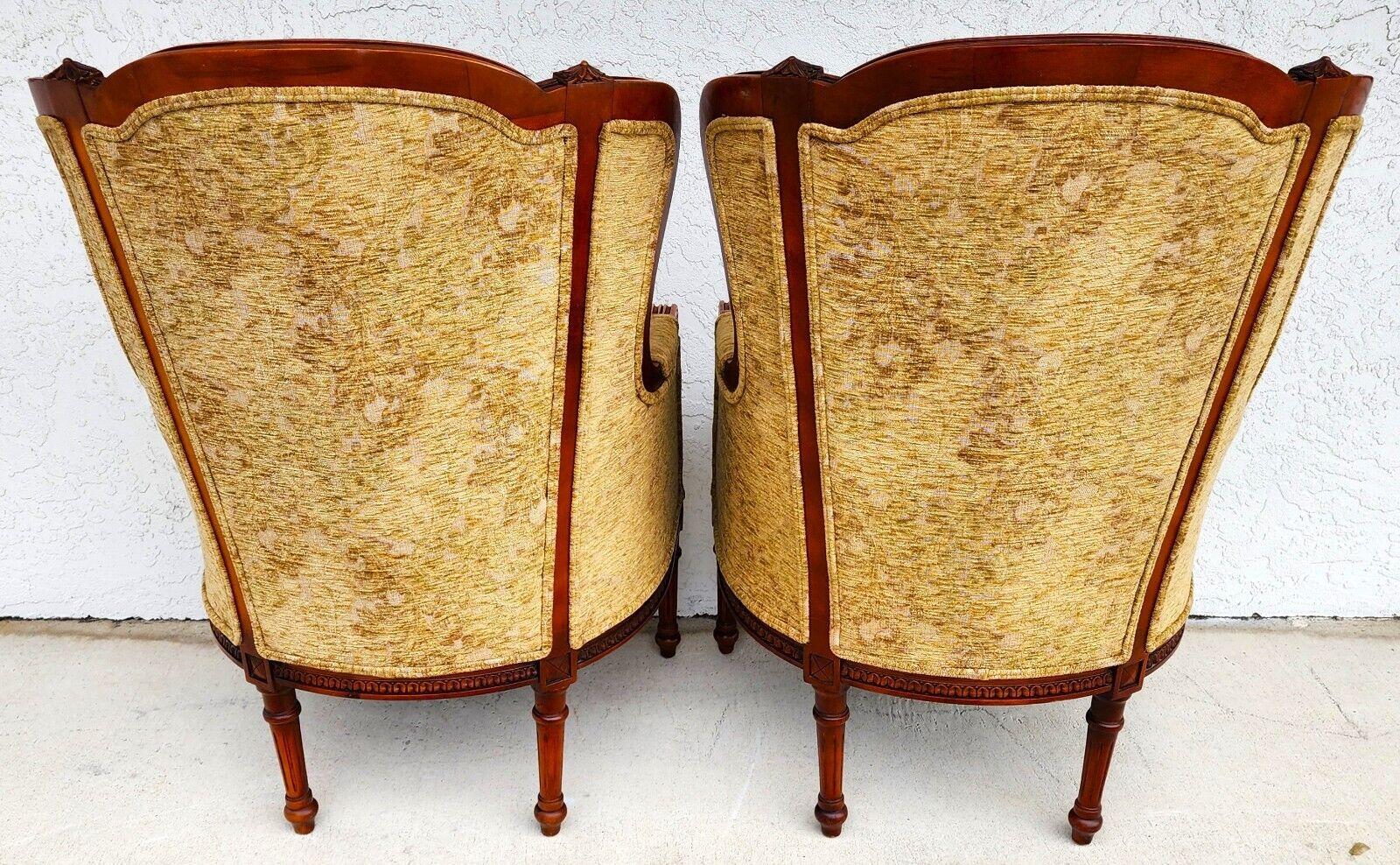 Chippendale Italian Wingback Chairs by HARRIS MARCUS