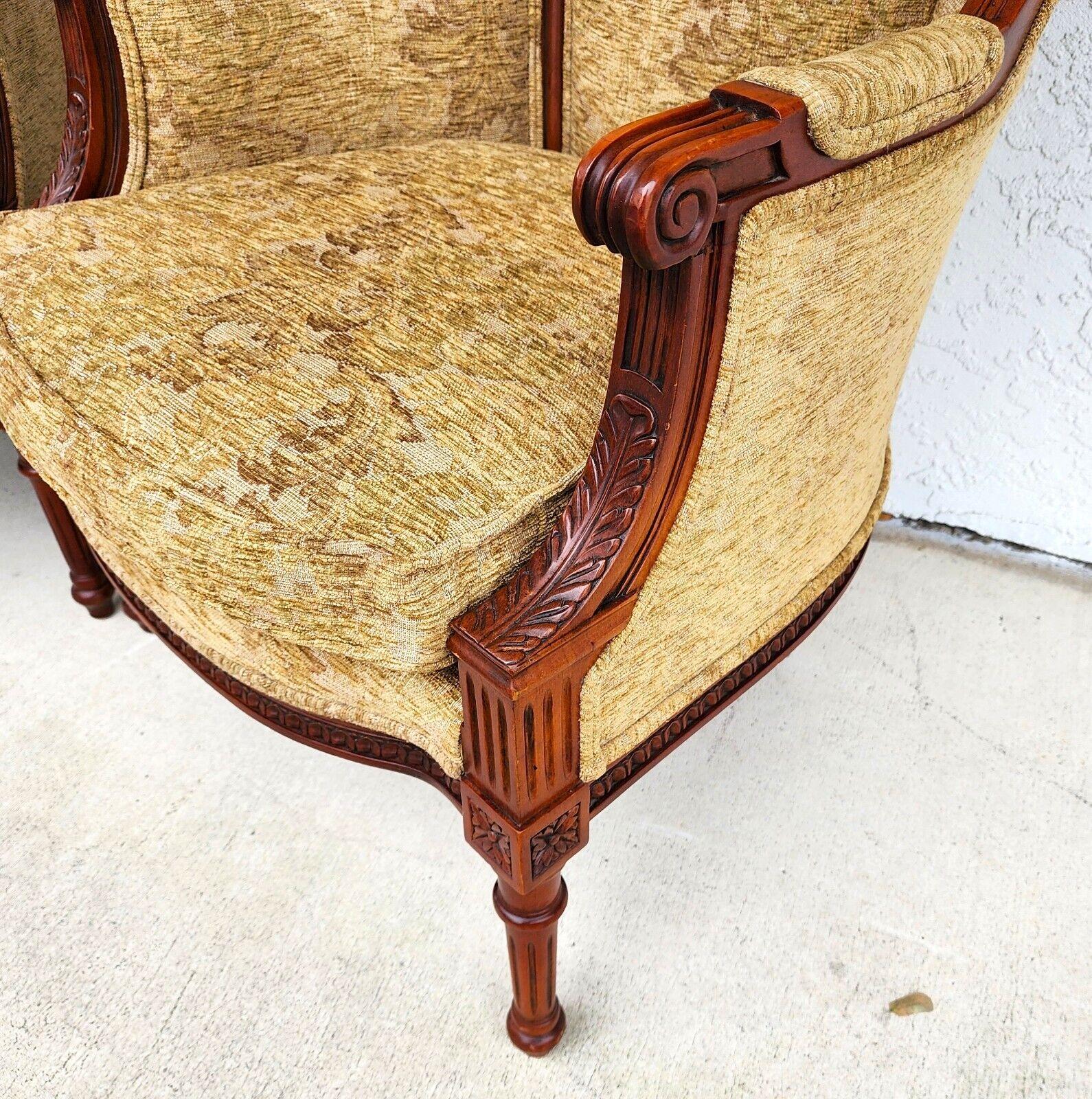 Late 20th Century Italian Wingback Chairs by HARRIS MARCUS