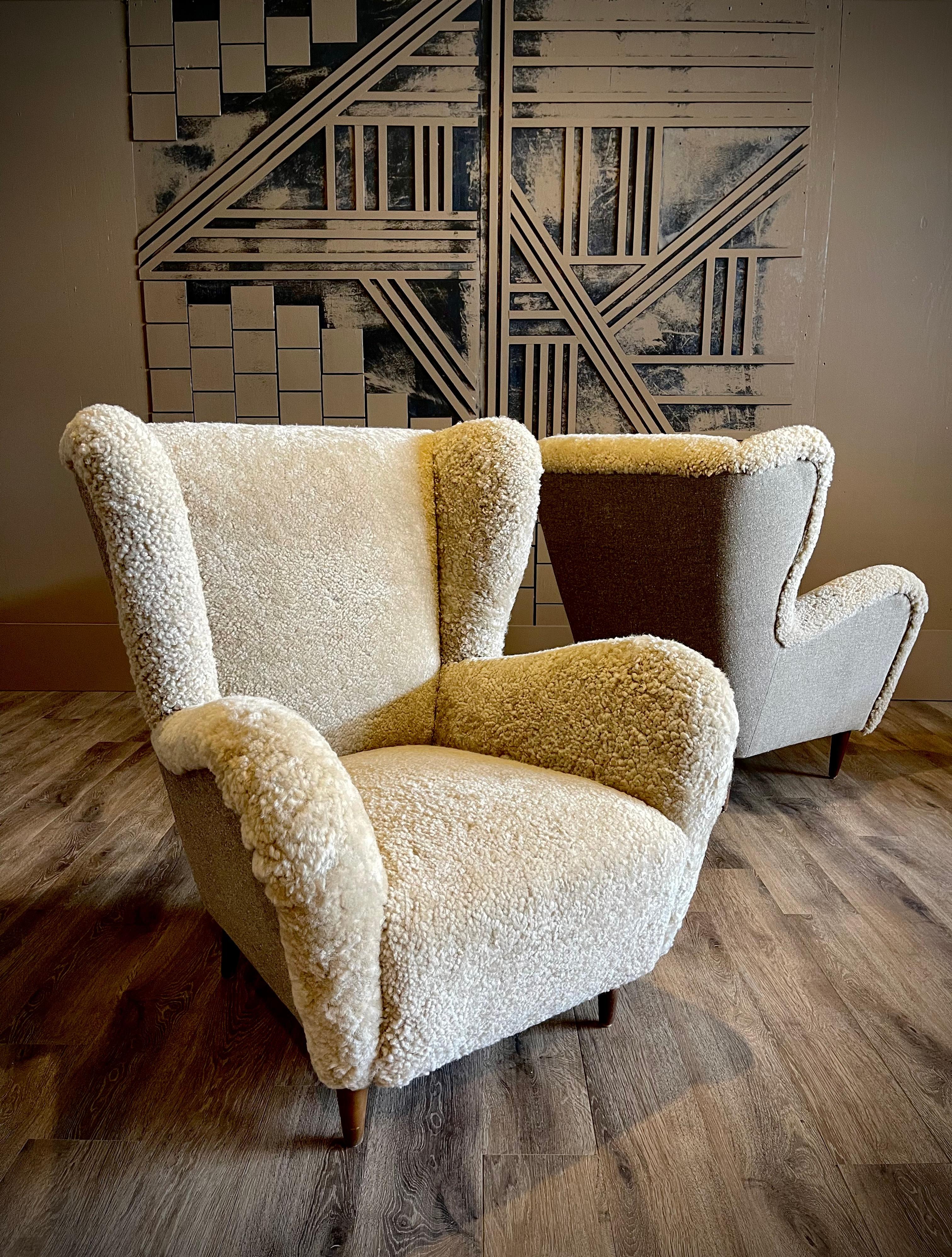 Meet Giovanni…it’s not just what’s on the outside, but what’s on the inside that counts. Except in this case. It ALL counts. How can anyone resist a good looking Italian.

These fabulous wingbacks attributed to Gio Ponti have gone through a full