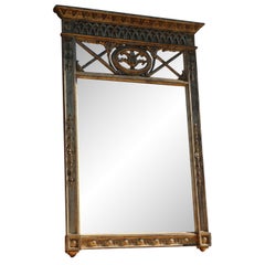 Italian Wood and Gold Leaf Mirror