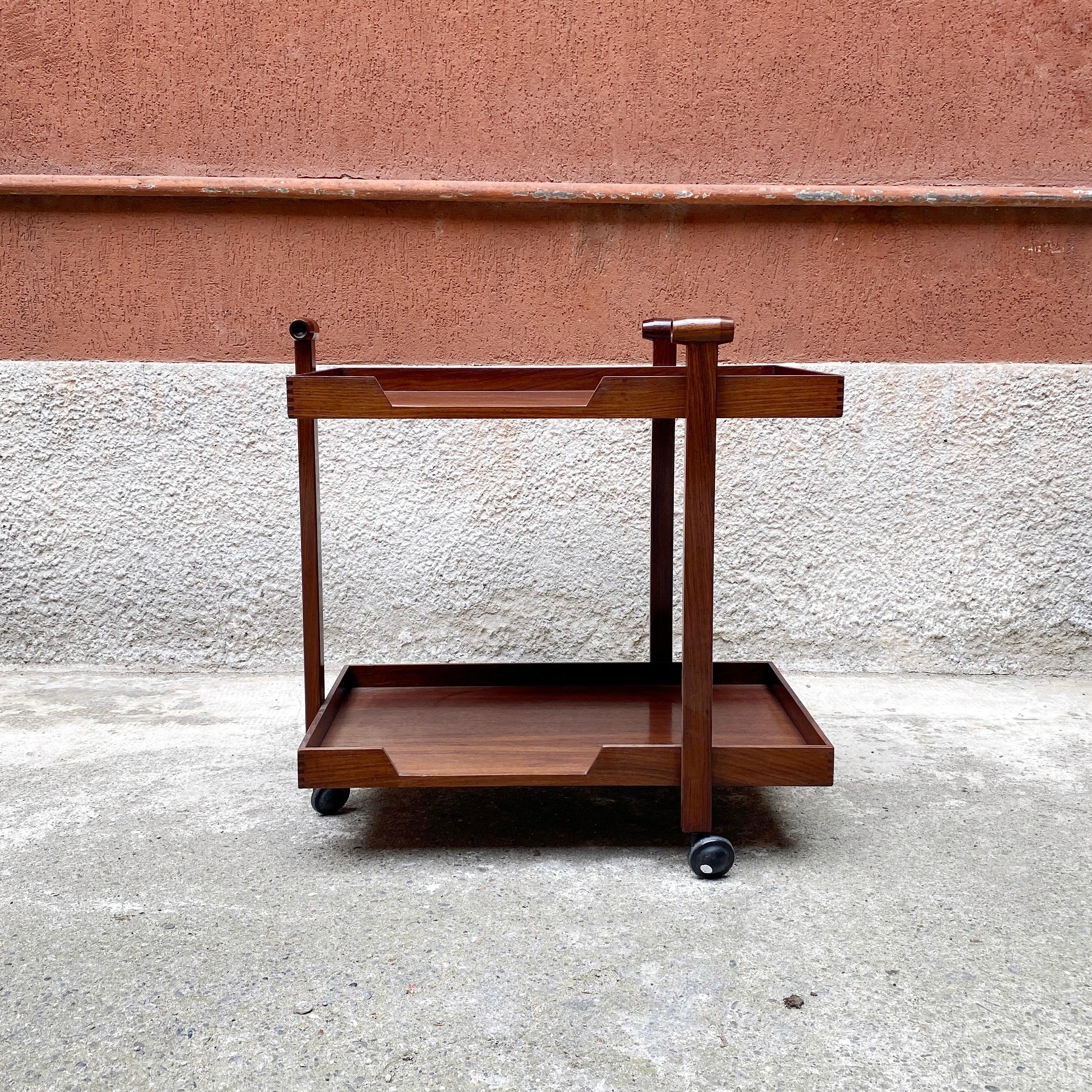 Italian Wood Cart CR20 by Franca Helg and Franco Albini for Poggi, 1958 2