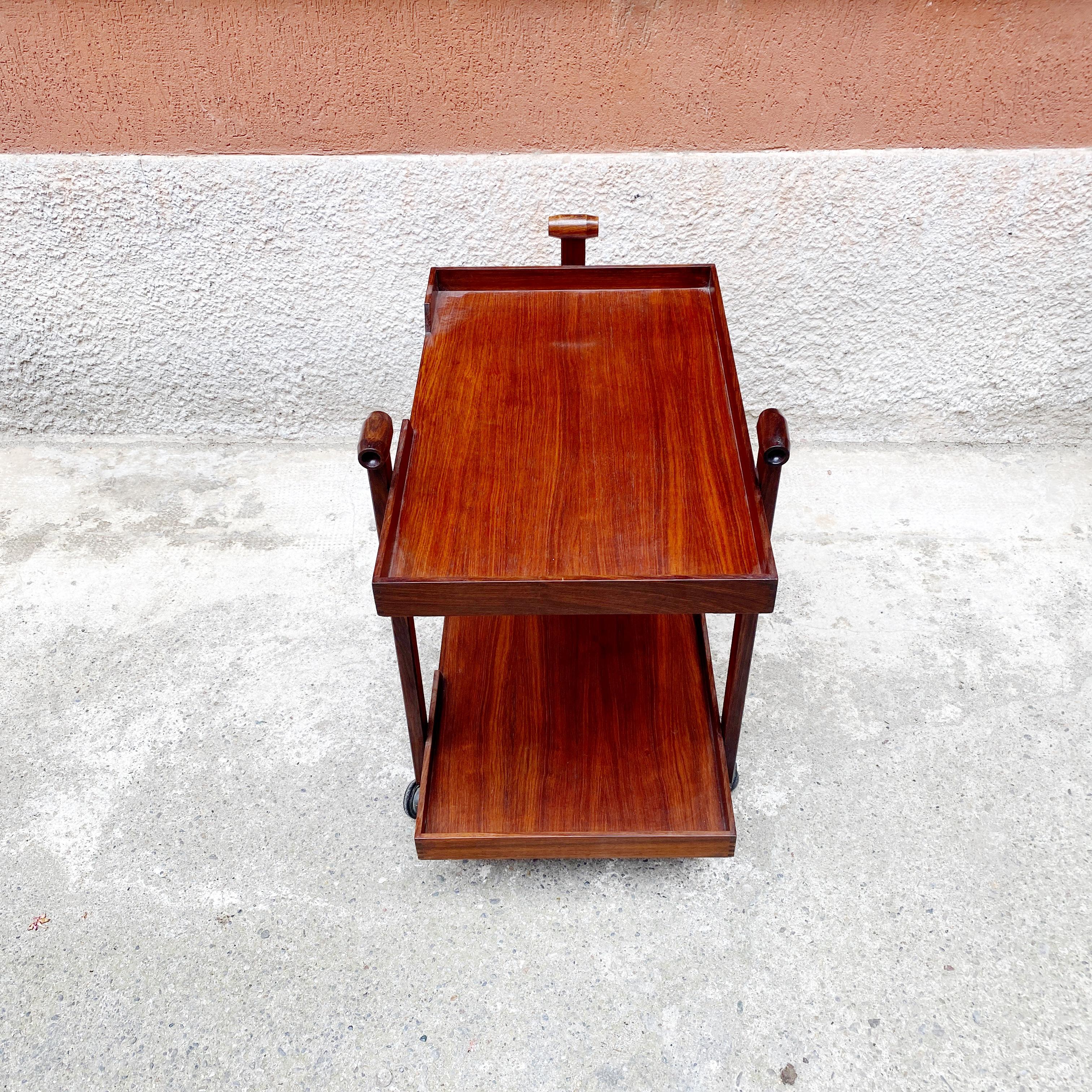 Italian Wood Cart CR20 by Franca Helg and Franco Albini for Poggi, 1958 3