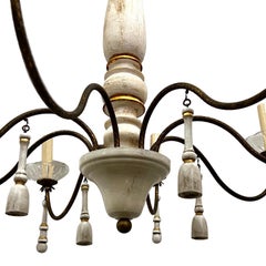 Italian Wood Chandelier