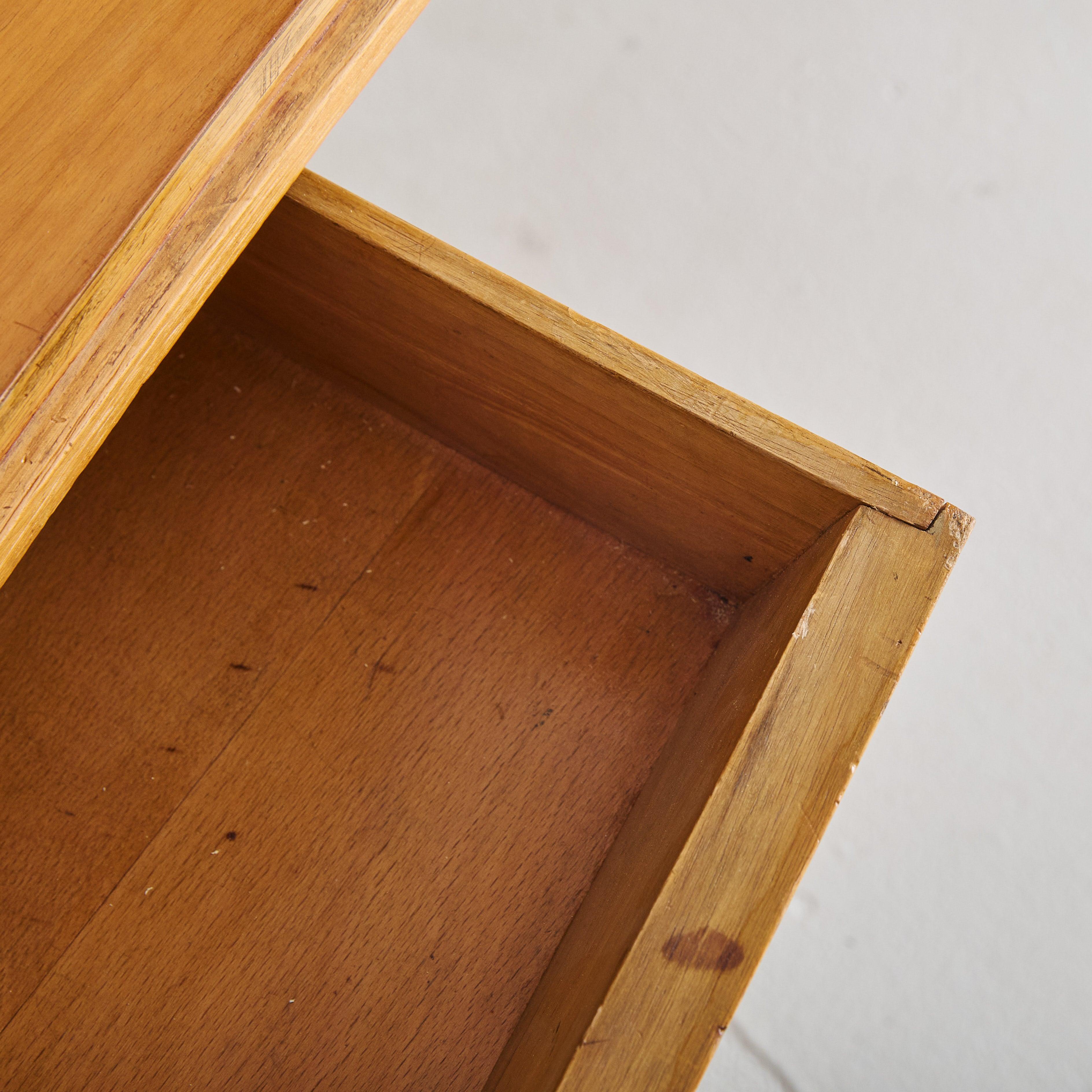 Italian Wood Desk Attributed to Gianfranco Frattini, 1950s 5