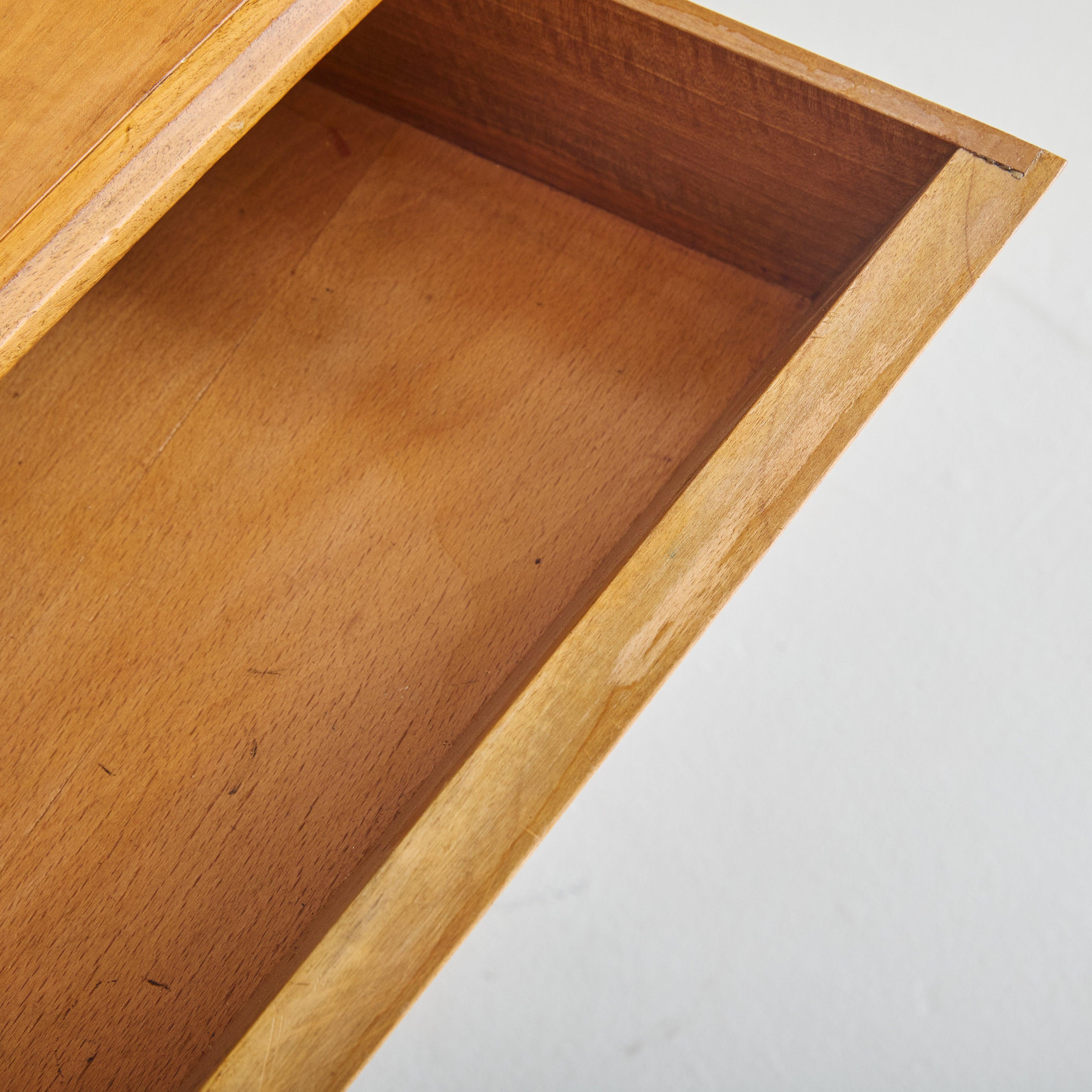 Italian Wood Desk Attributed to Gianfranco Frattini, 1950s 3