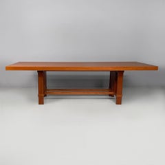 Italian wood dining table 608 Taliesin 2 by Wright for Cassina, 1980s