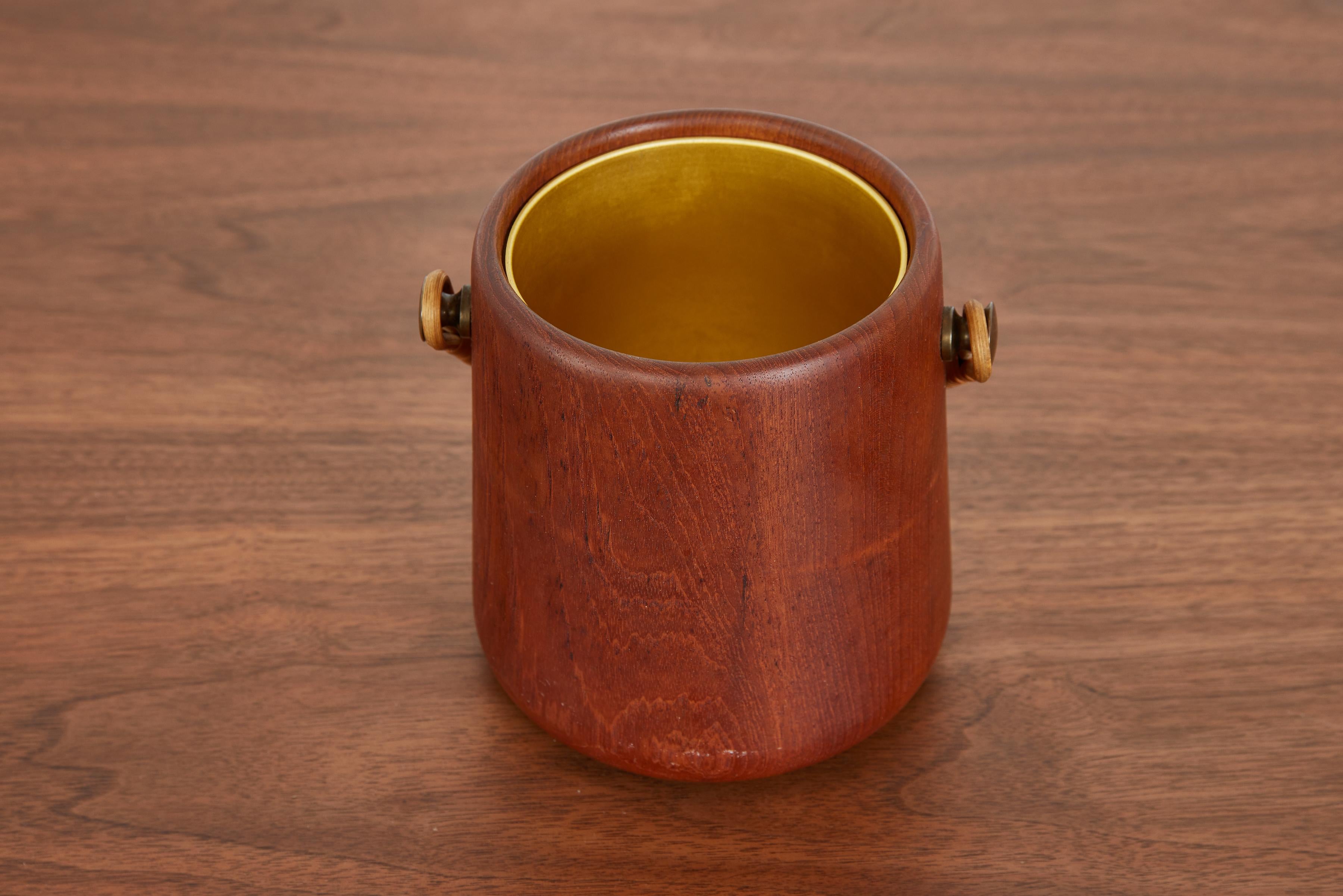 Italian Wood Ice Bucket For Sale 9