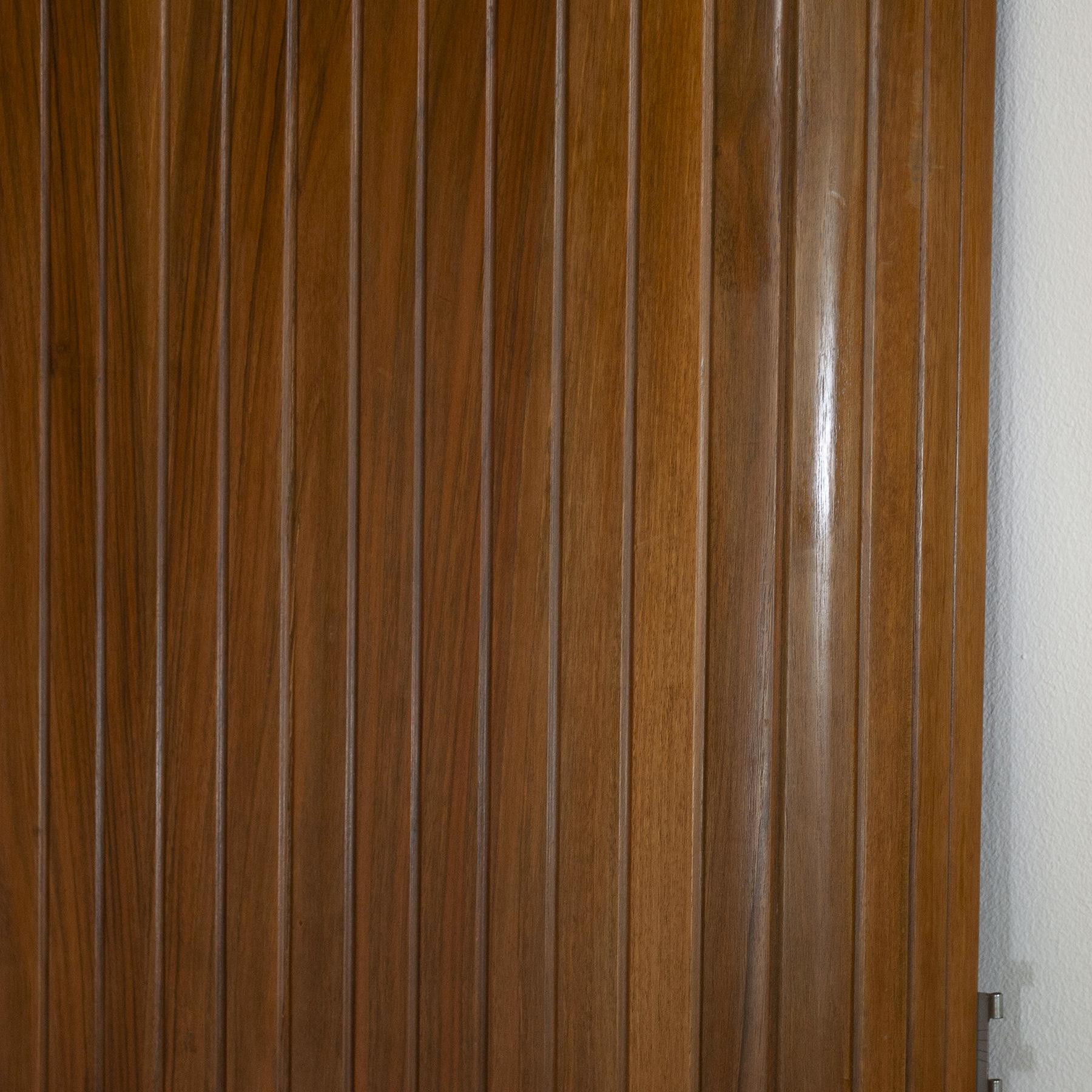 Walnut Italian wood panels mid 60s For Sale
