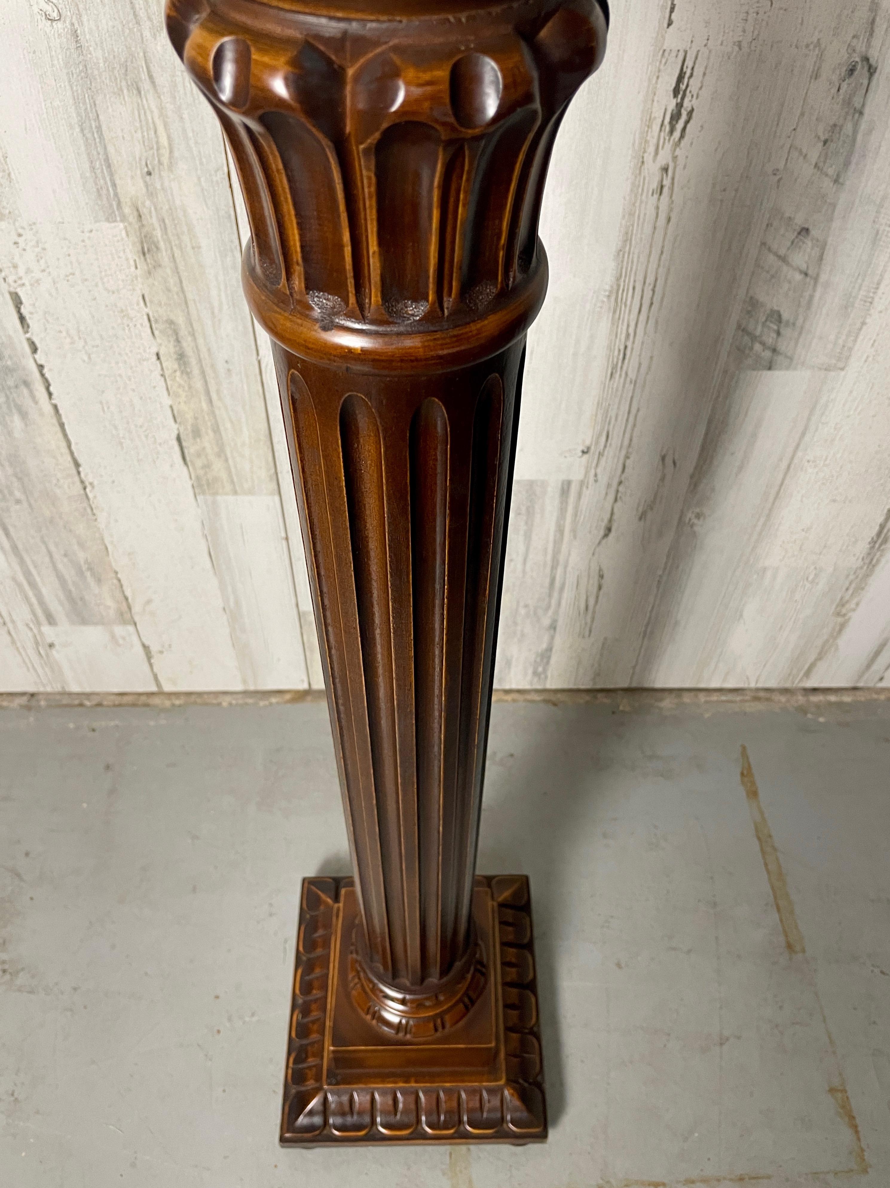 Italian Wood Pedestal / Plant Stands  For Sale 7