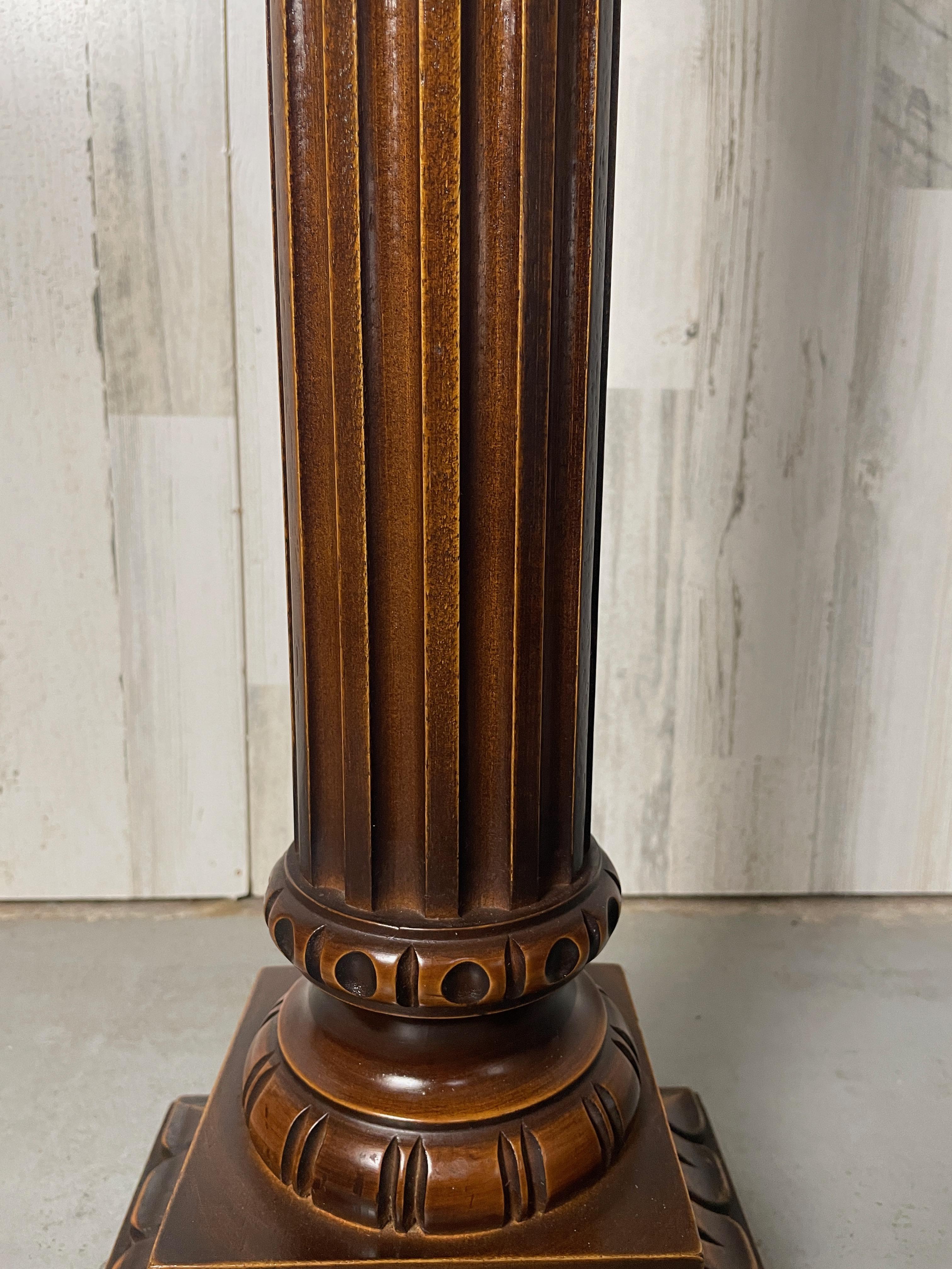 Italian Wood Pedestal / Plant Stands  For Sale 8