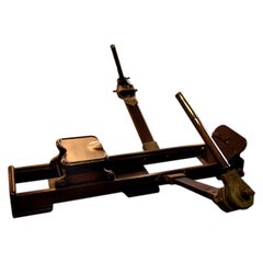 Vintage Italian Wood Rowing Machine