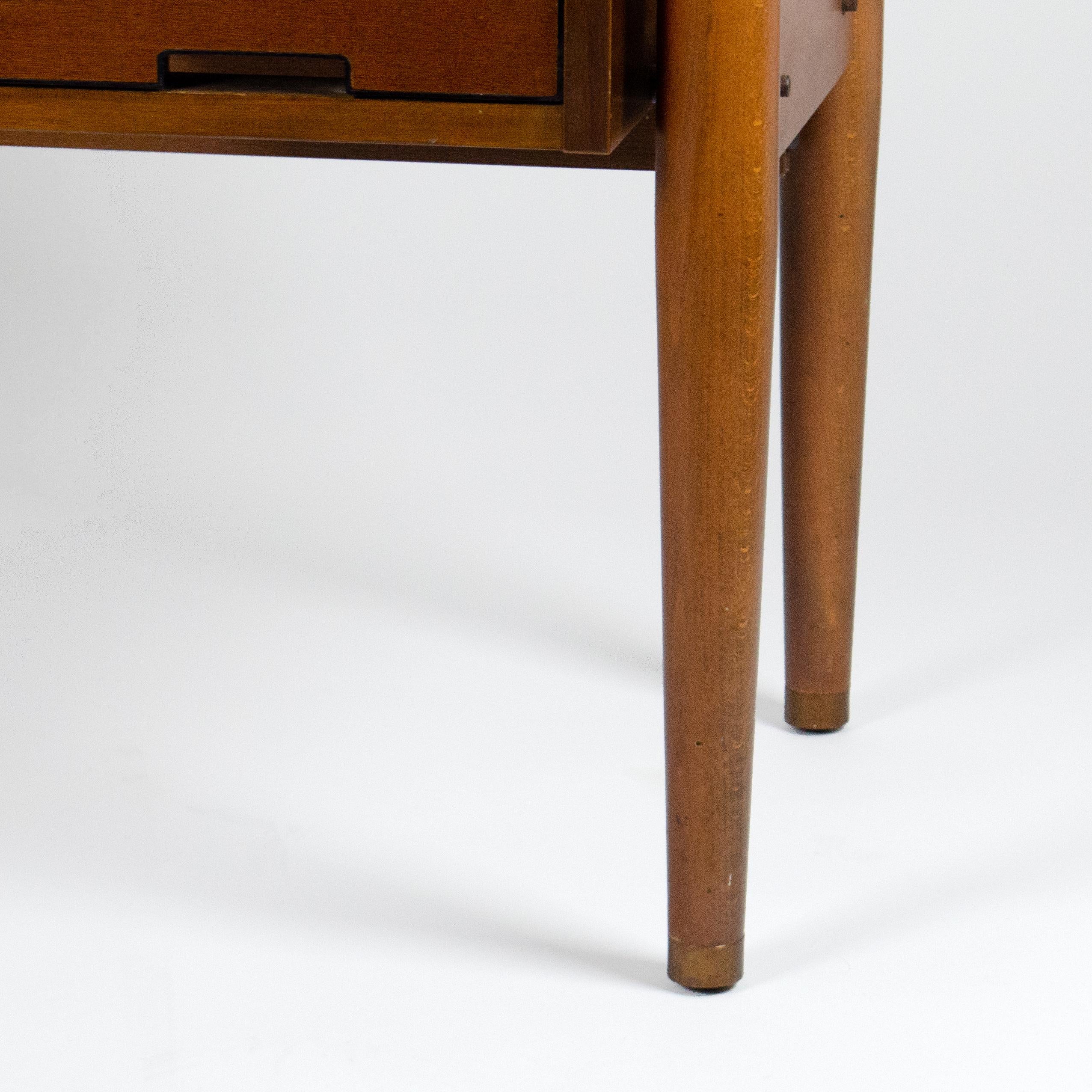 Mid-20th Century Italian Wood Small Desk with Drawers by Schirolli Mantova, 1960s