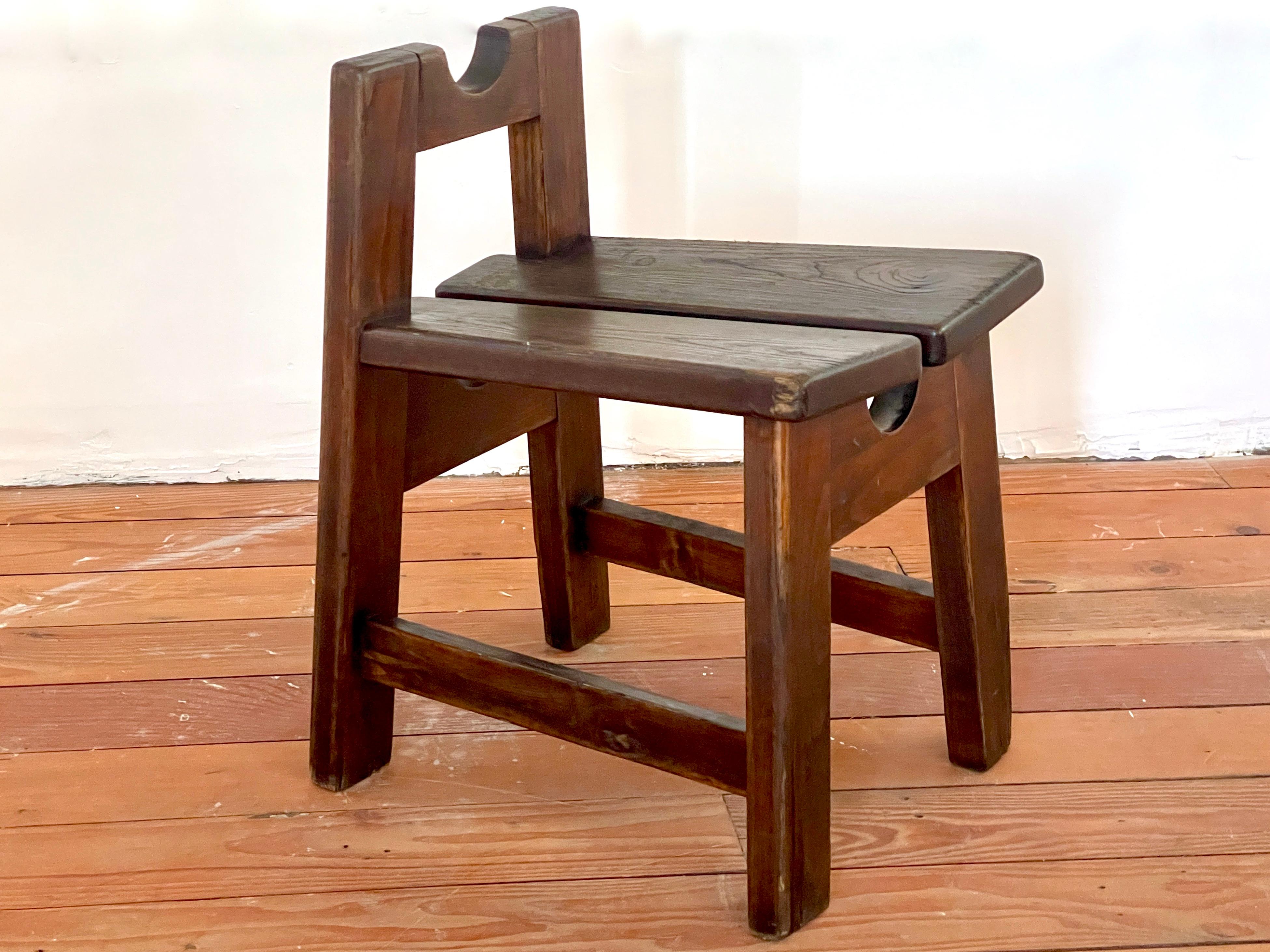 Italian Wood Stools For Sale 2