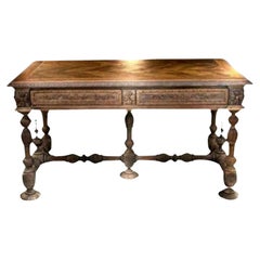 Italian Wood Table 19th Cent. Renaissance Style