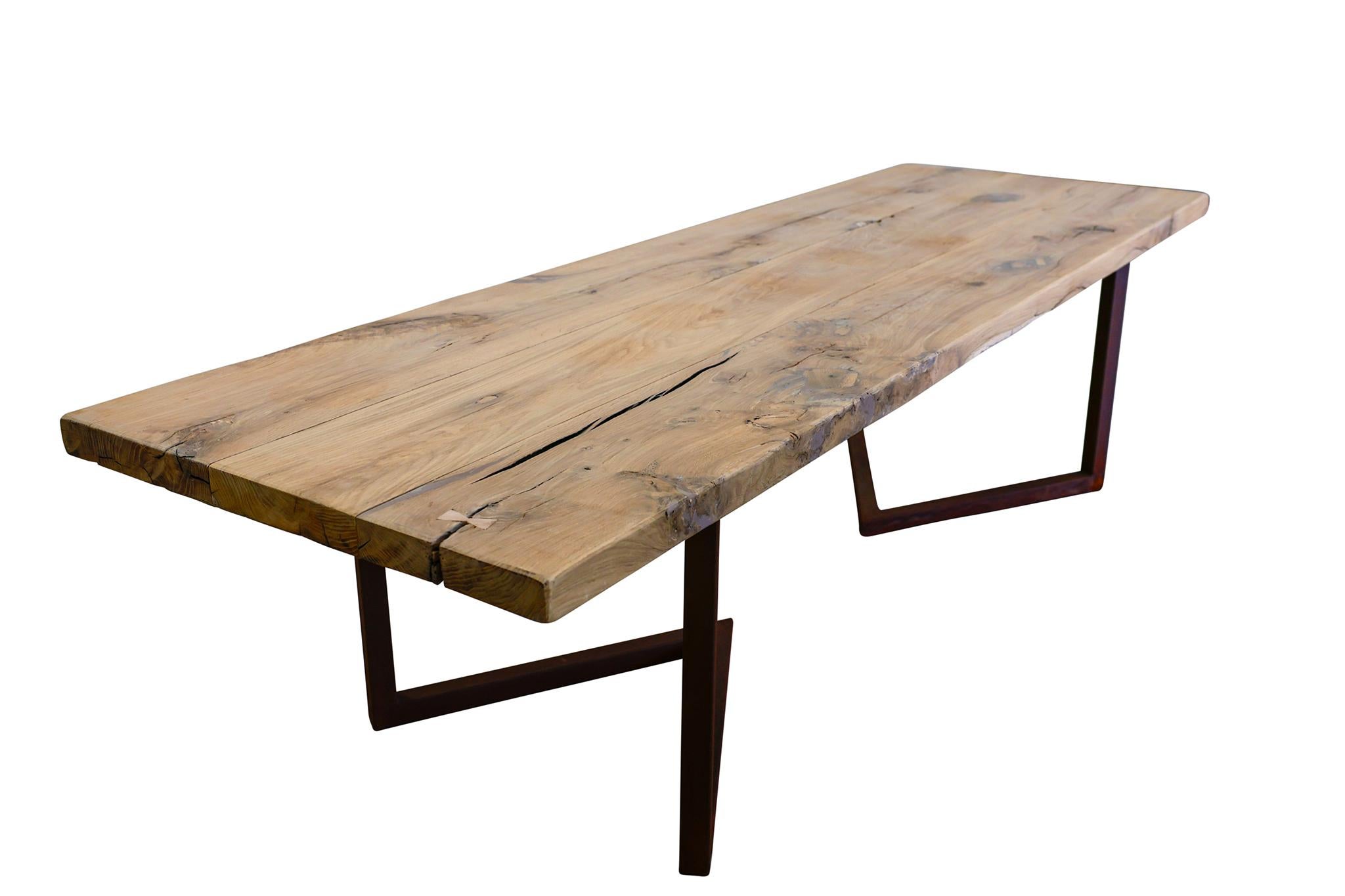 Ferro Italian Wood Table in vendita