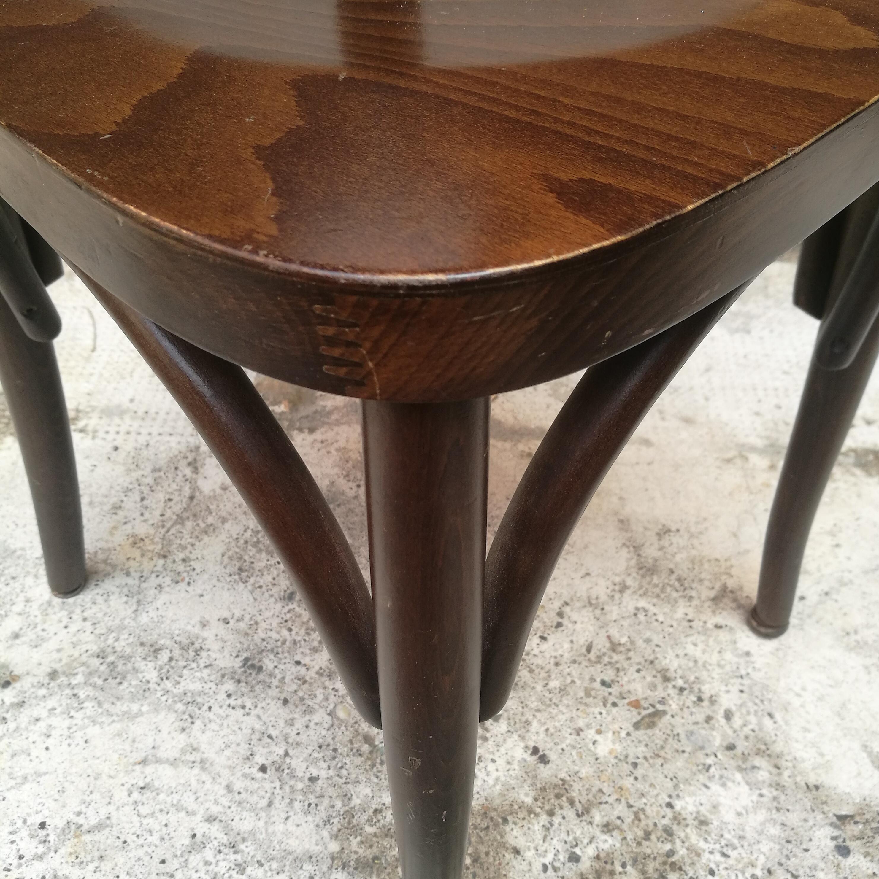 Italian Wood Tavern Chairs 