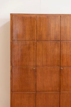 Italian Wood Wardrobe Attributed to Paolo Buffa, Italy, 1950