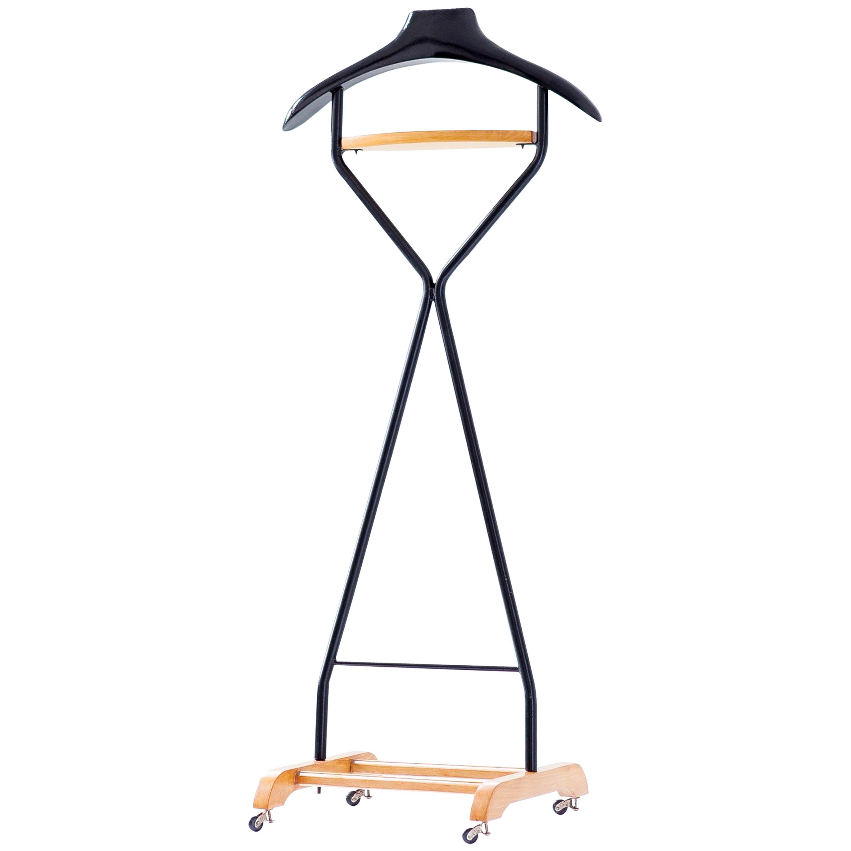 Italian Wooden and Iron Valet Manufactured by F.Lli Reguitti, 1950s