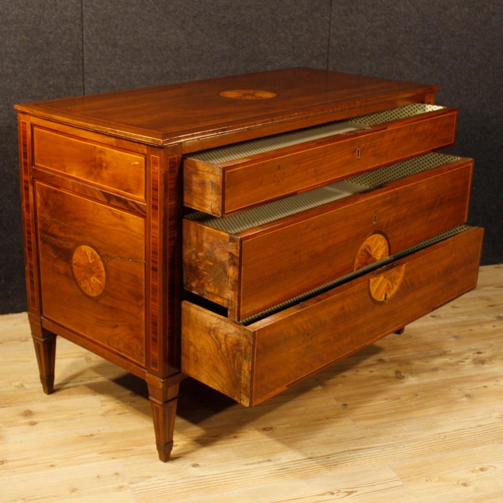 Italian Wooden Chest of Drawers in Louis XVI Style from 20th Century 4