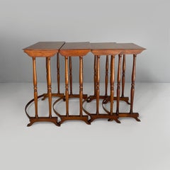 Italian wooden coffee tables, late 1800s