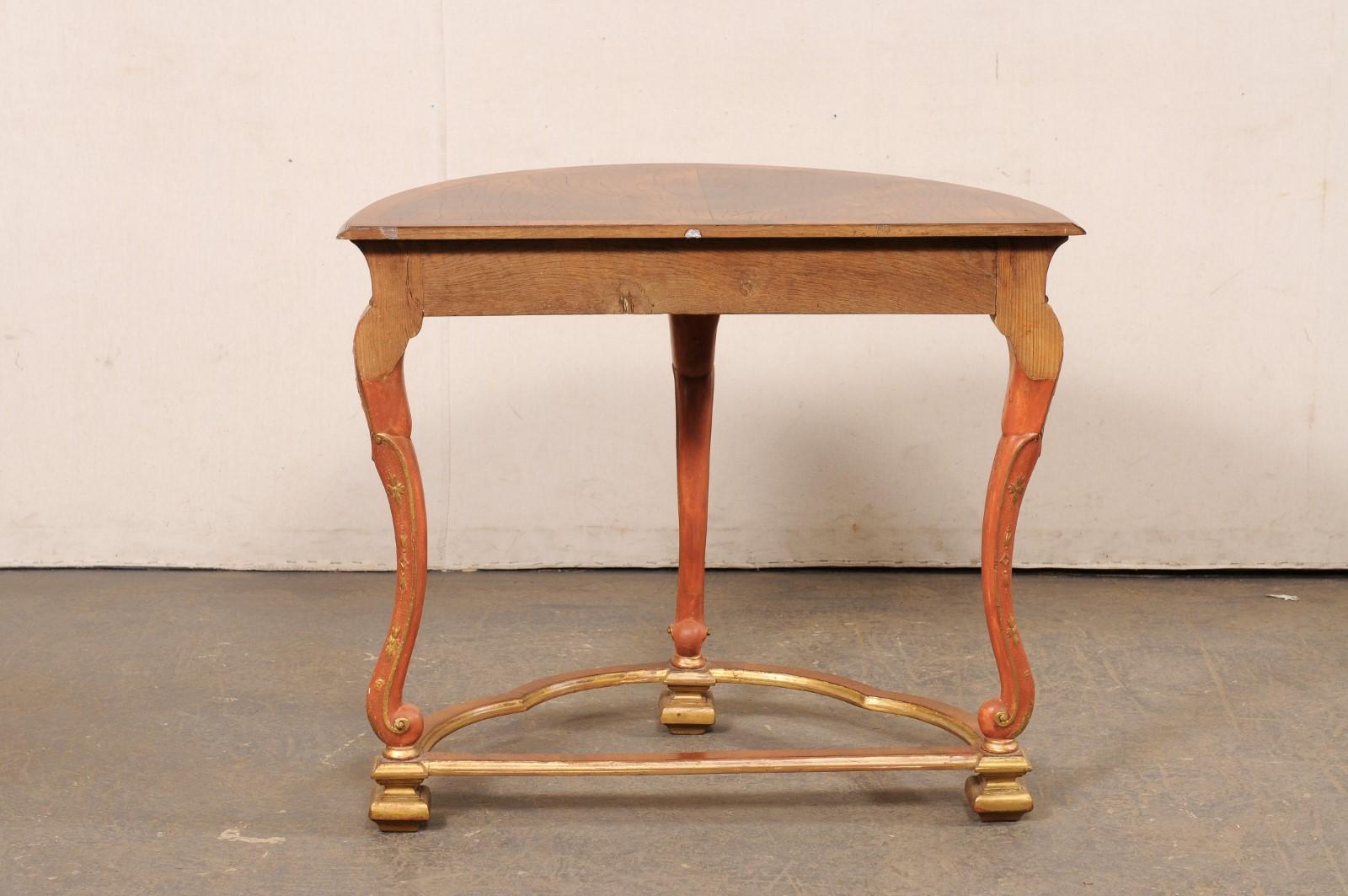 Table console italienne en bois - une pièce unique et à la mode ! en vente 3