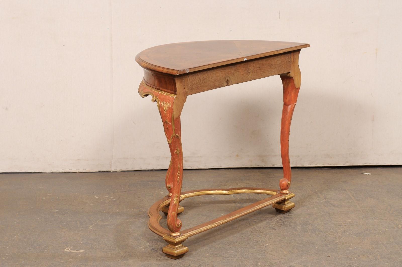 Table console italienne en bois - une pièce unique et à la mode ! en vente 4