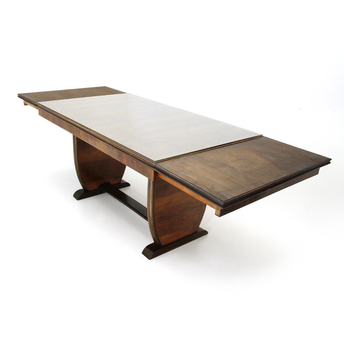 Italian Wooden Dining Table, 1940s For Sale 2