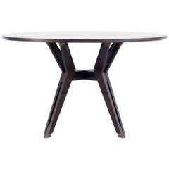 Tavolo da pranzo italiano in legno, Design di Ico Parisi, Prodotto da M.I.M., anni '60