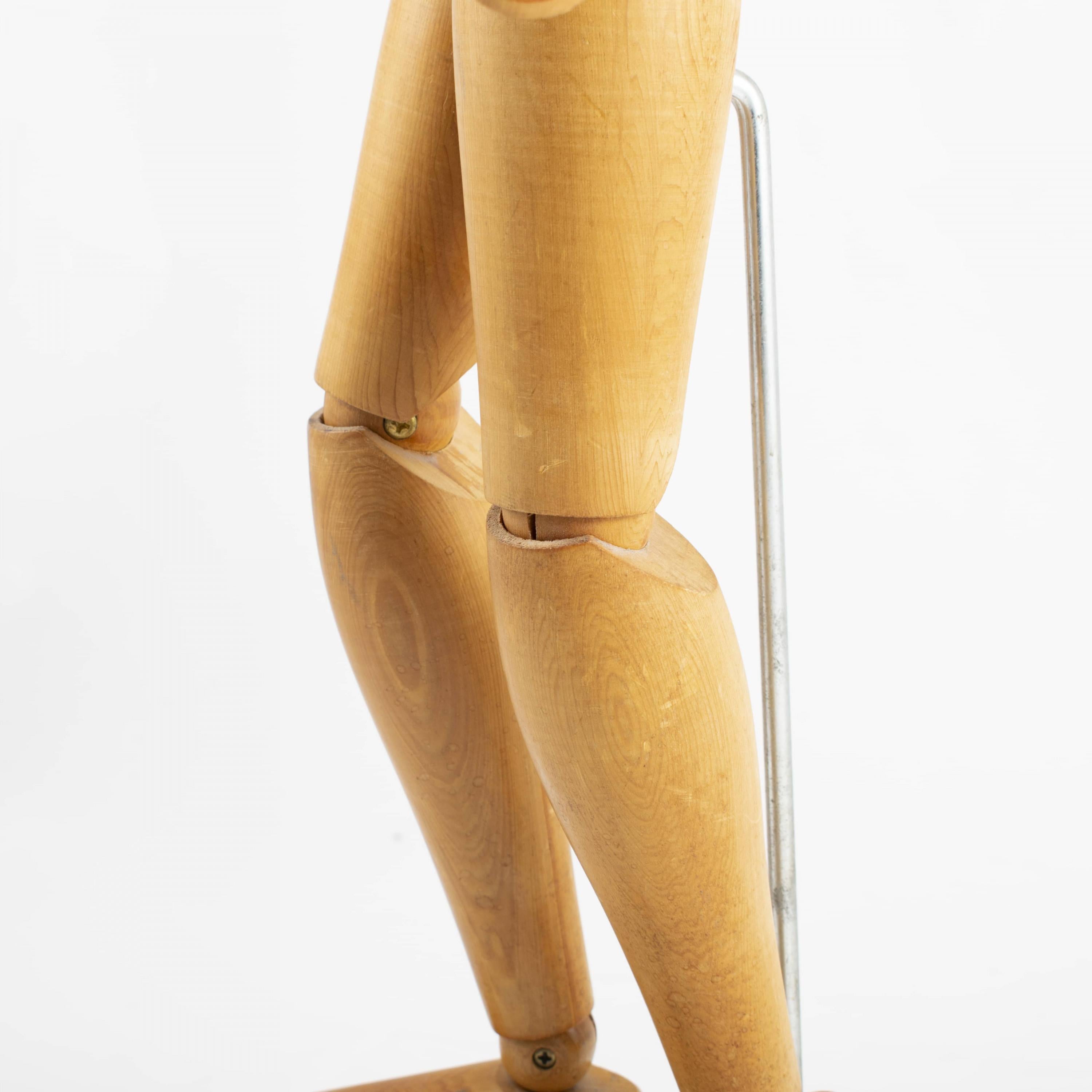 Italienischer Holz Gliedermann / Künstler Mannequin aus Holz im Angebot 2