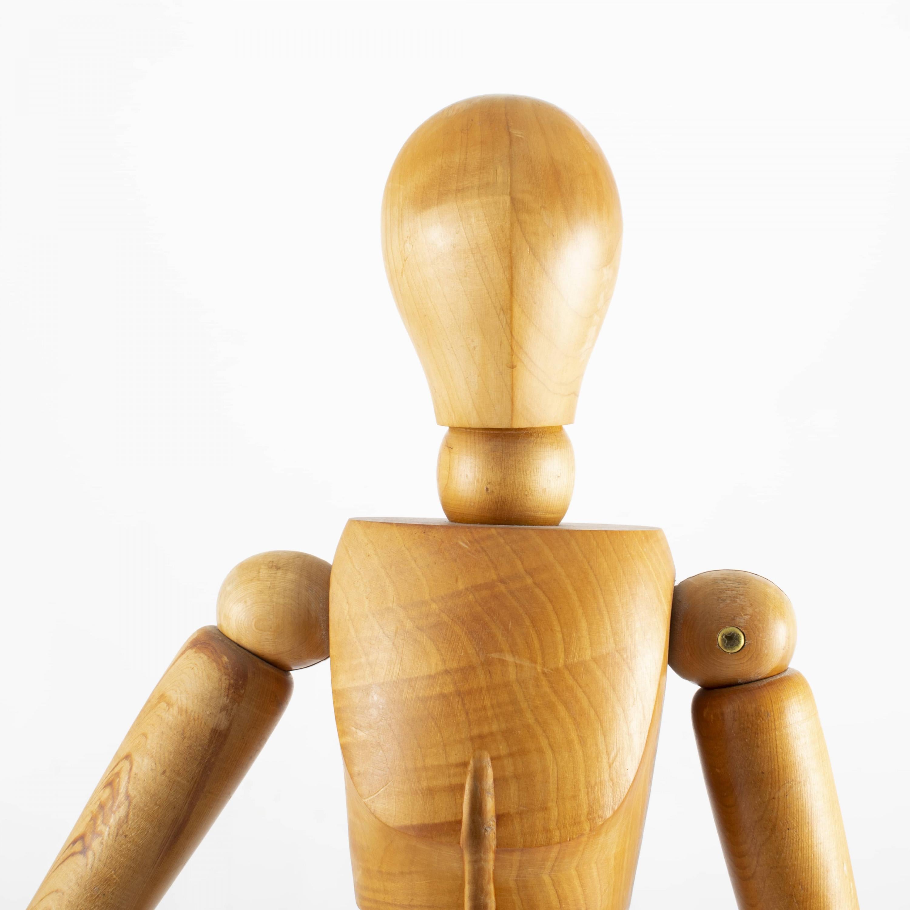 Italienischer Holz Gliedermann / Künstler Mannequin aus Holz (Sonstiges) im Angebot