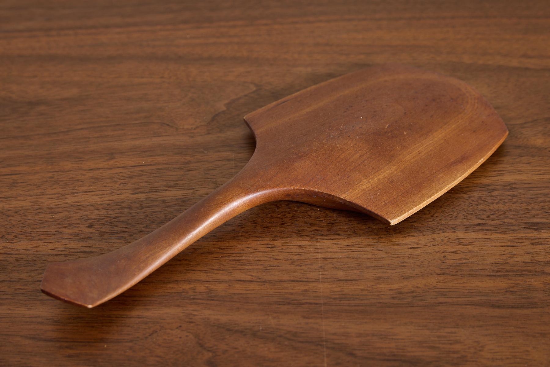 Italian Wooden Hand Mirror 6