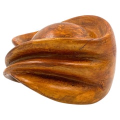 Italian Wooden Hat Form, Milan Italy, Early 20th Century