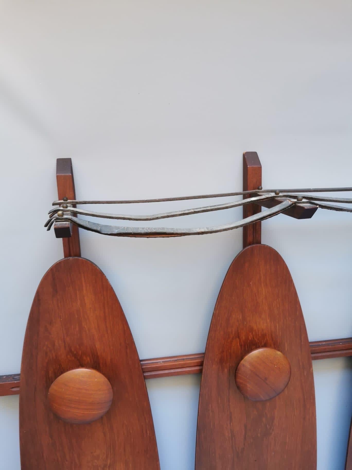 Italian Wooden Hat Stand For Sale 2