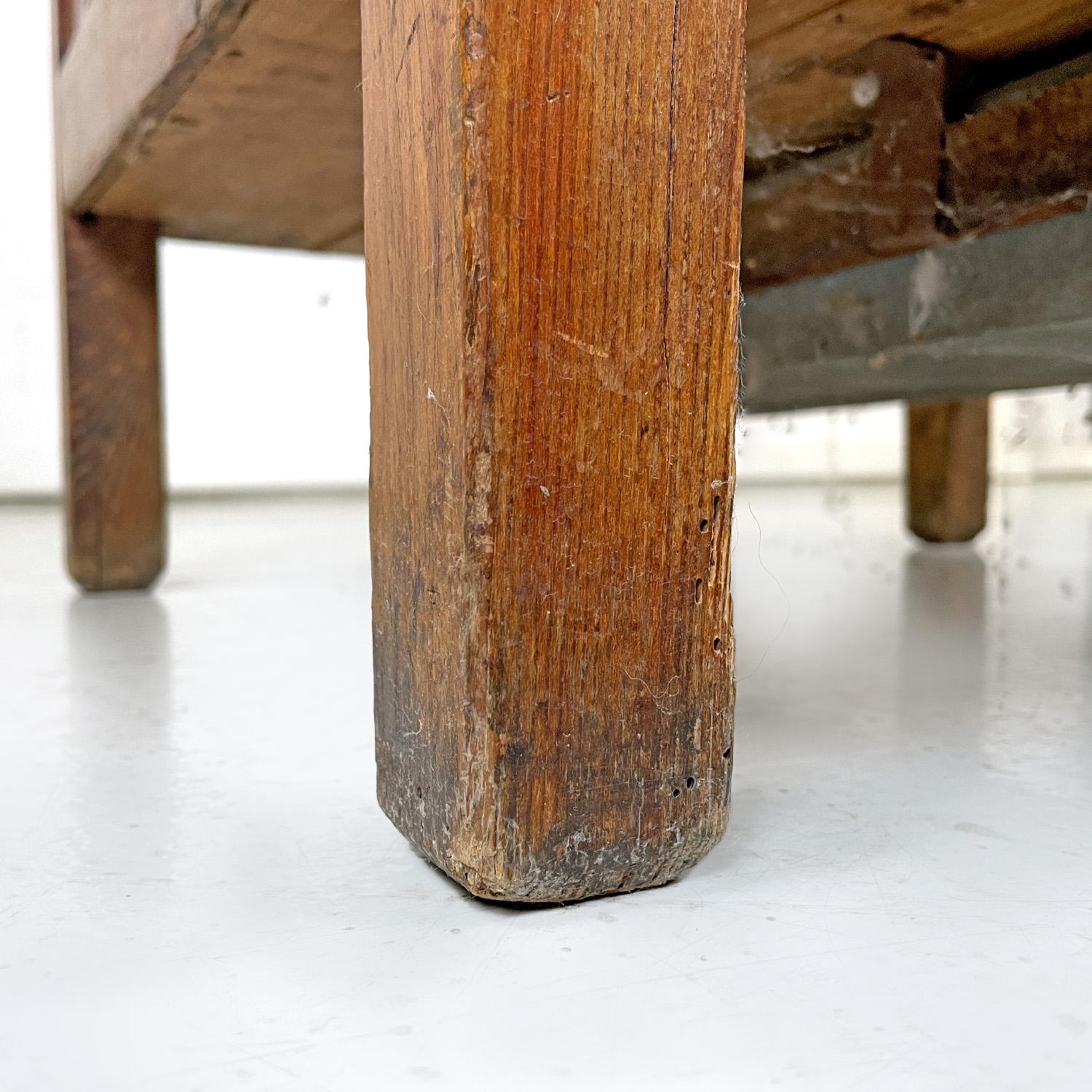Italienischer Holzkühlschrank Stella Polare von G. Saracco Asti, Anfang 1900 im Angebot 4