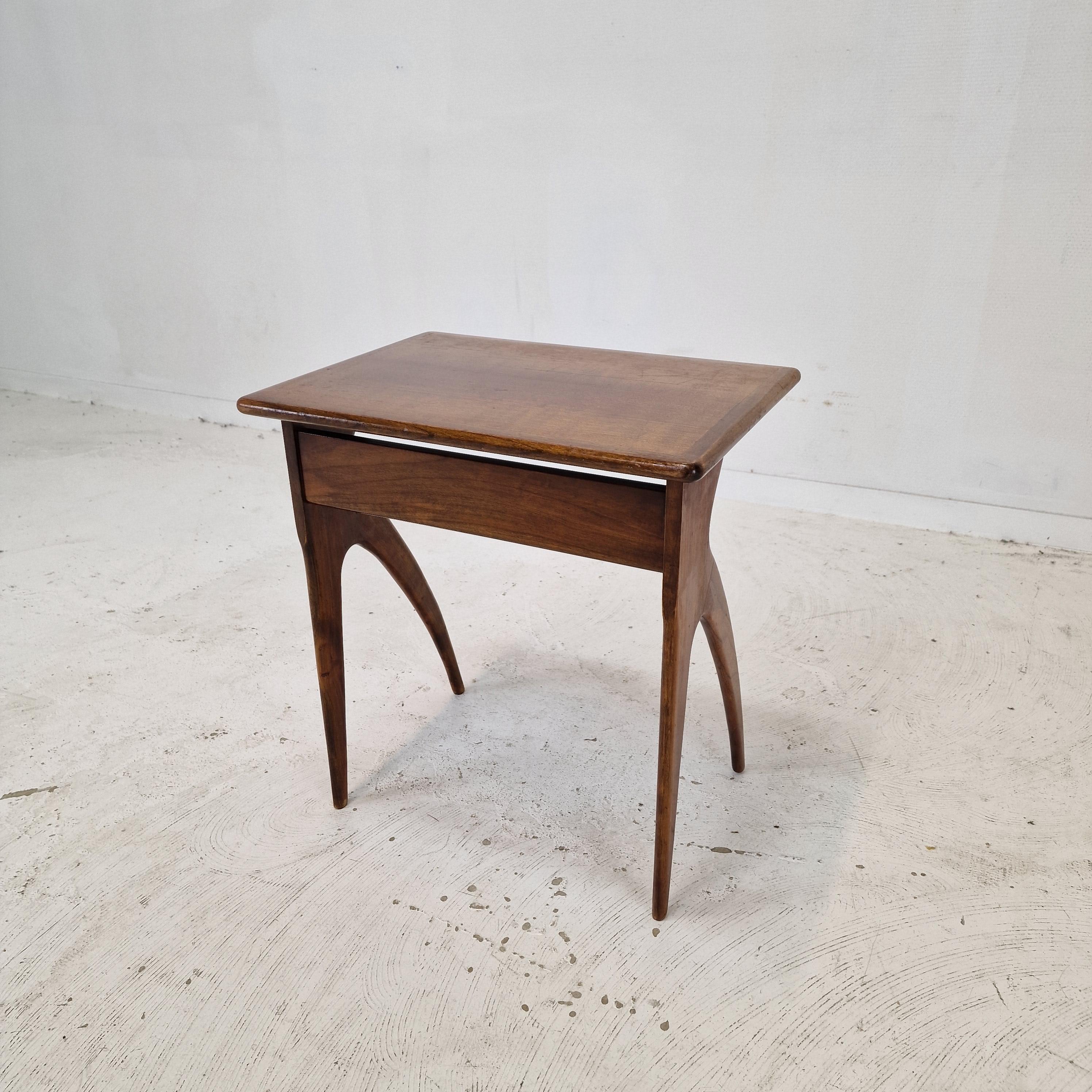Italian Wooden Side Table, 1930s For Sale 7