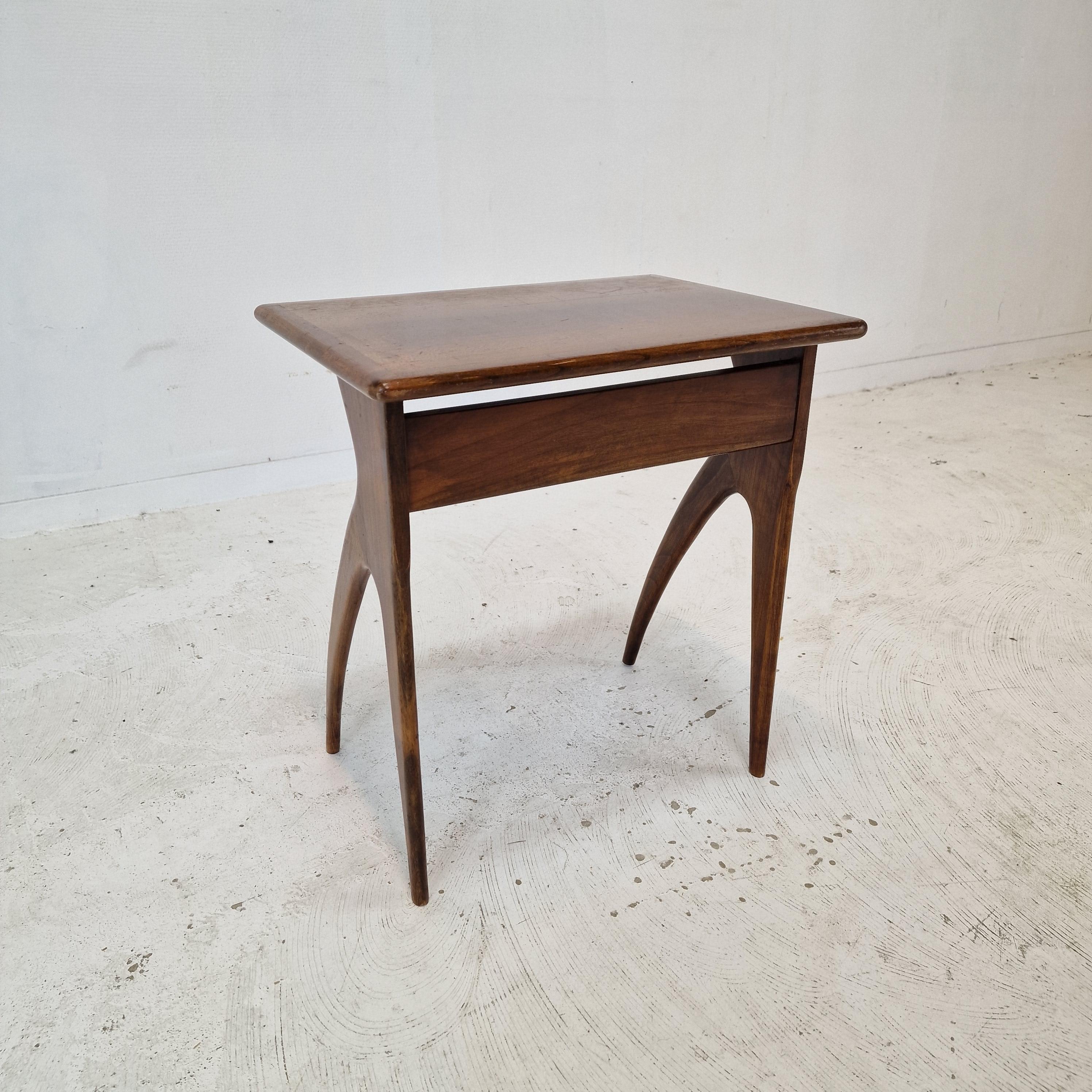 Italian Wooden Side Table, 1930s For Sale 8