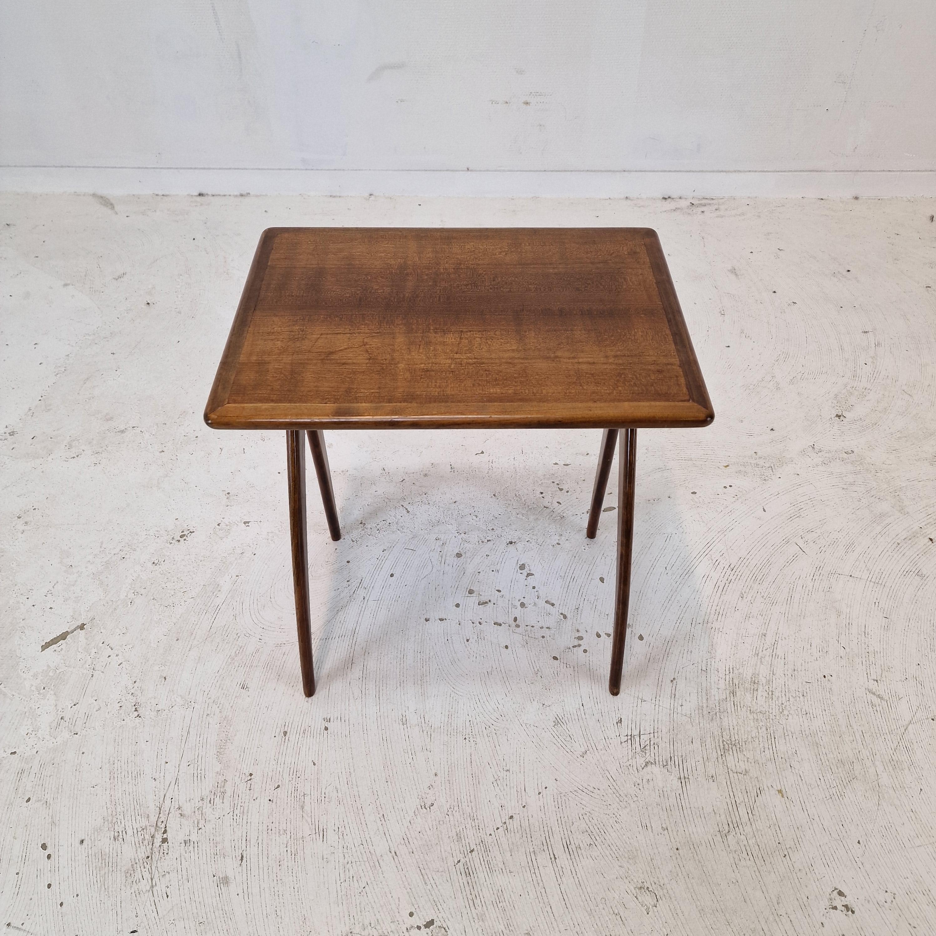 Italian Wooden Side Table, 1930s For Sale 1