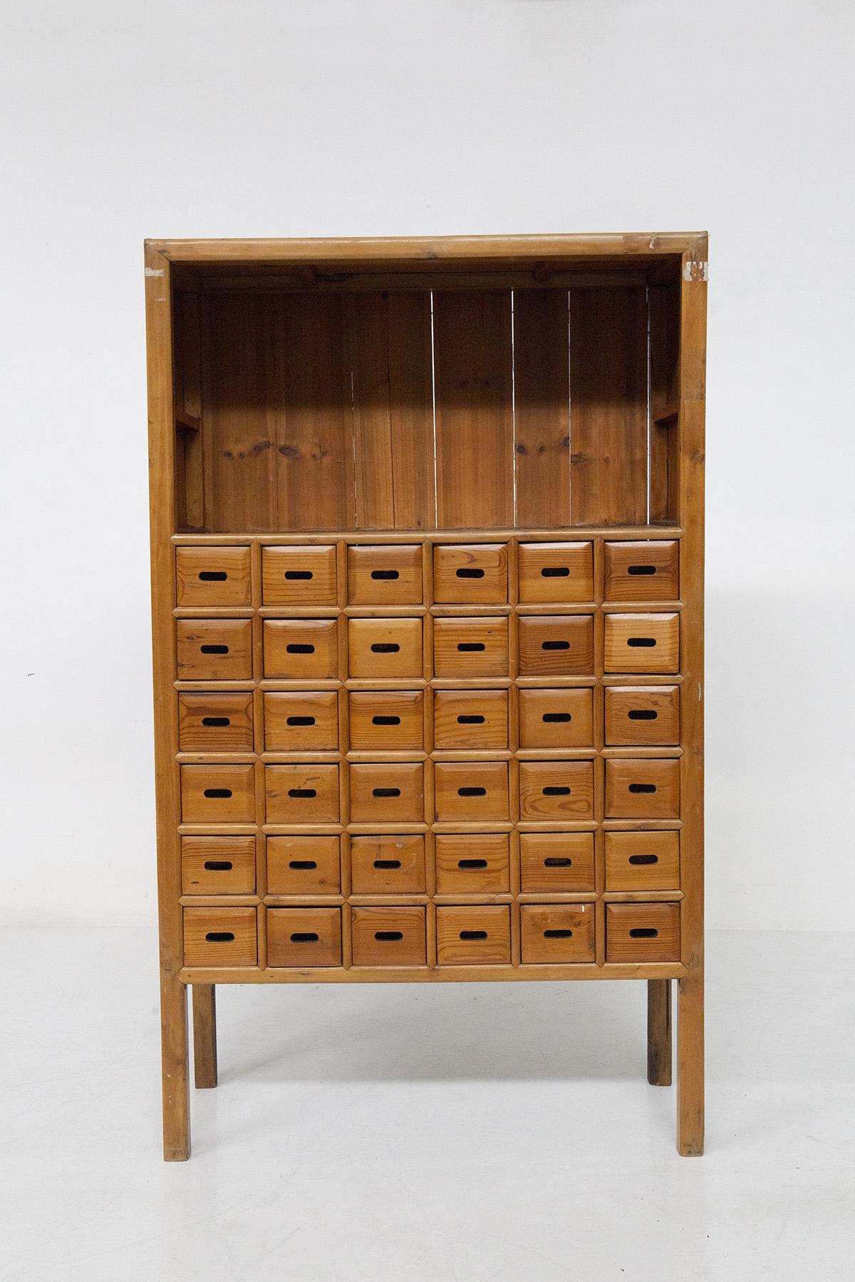 Italian Wooden Storage Cabinet with Drawers For Sale 2