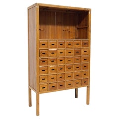 Used Italian Wooden Storage Cabinet with Drawers