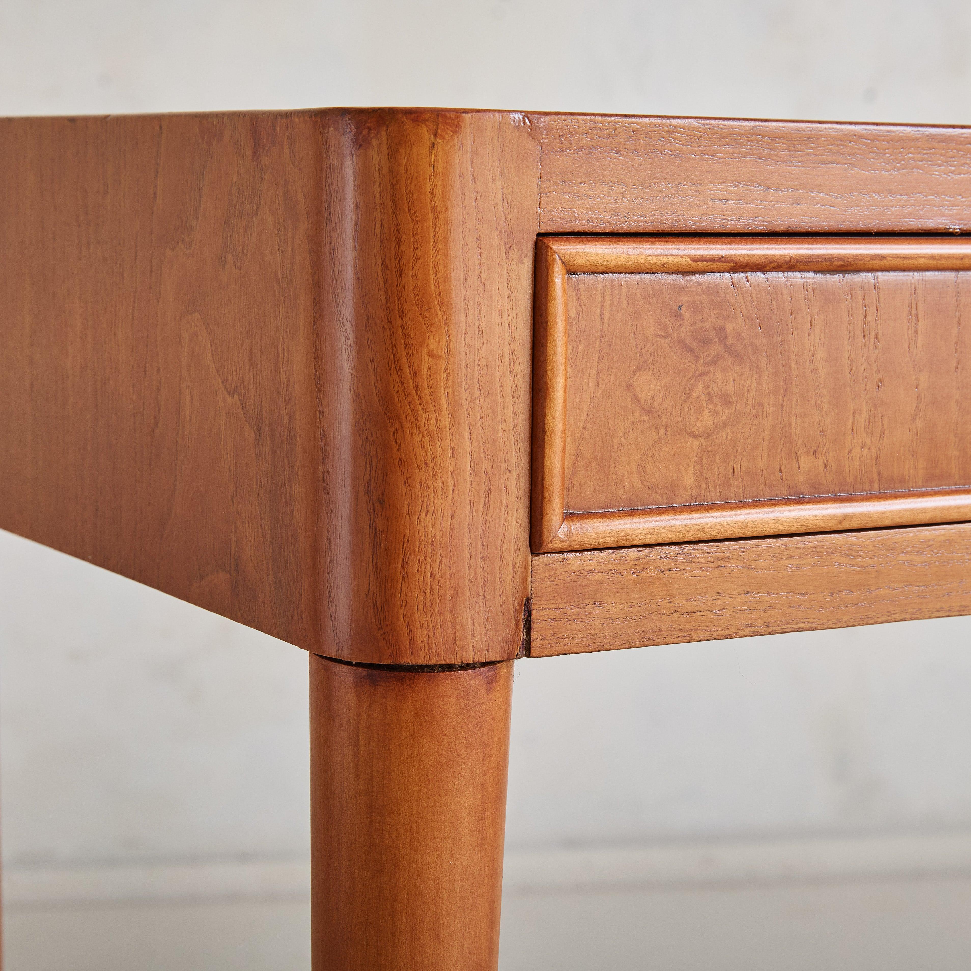 Legno Italian Wooden Writing Desk Attributed to Paolo Buffa, 1950s in vendita