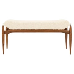 Italian Wool Boucle Bench