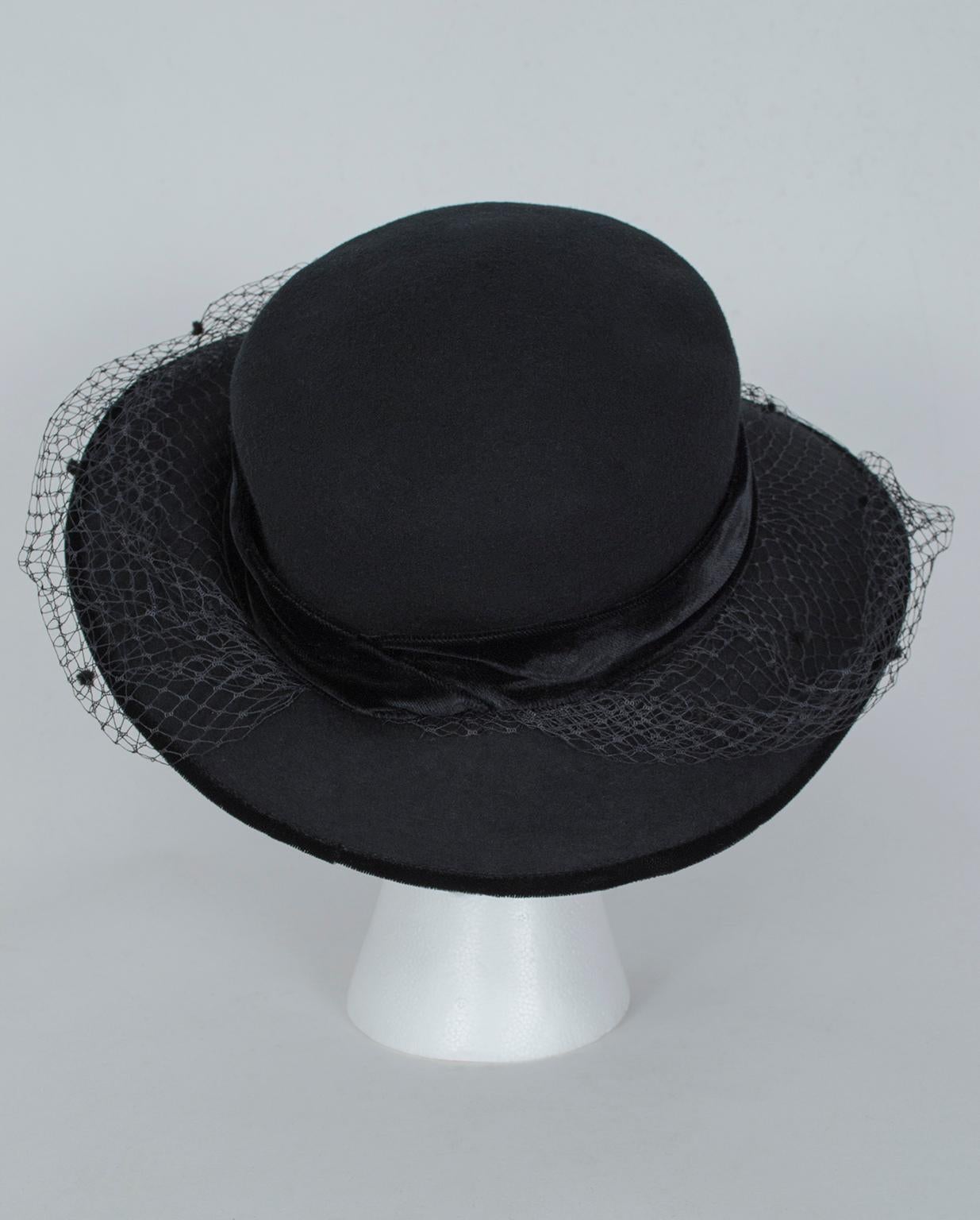 mourning hat