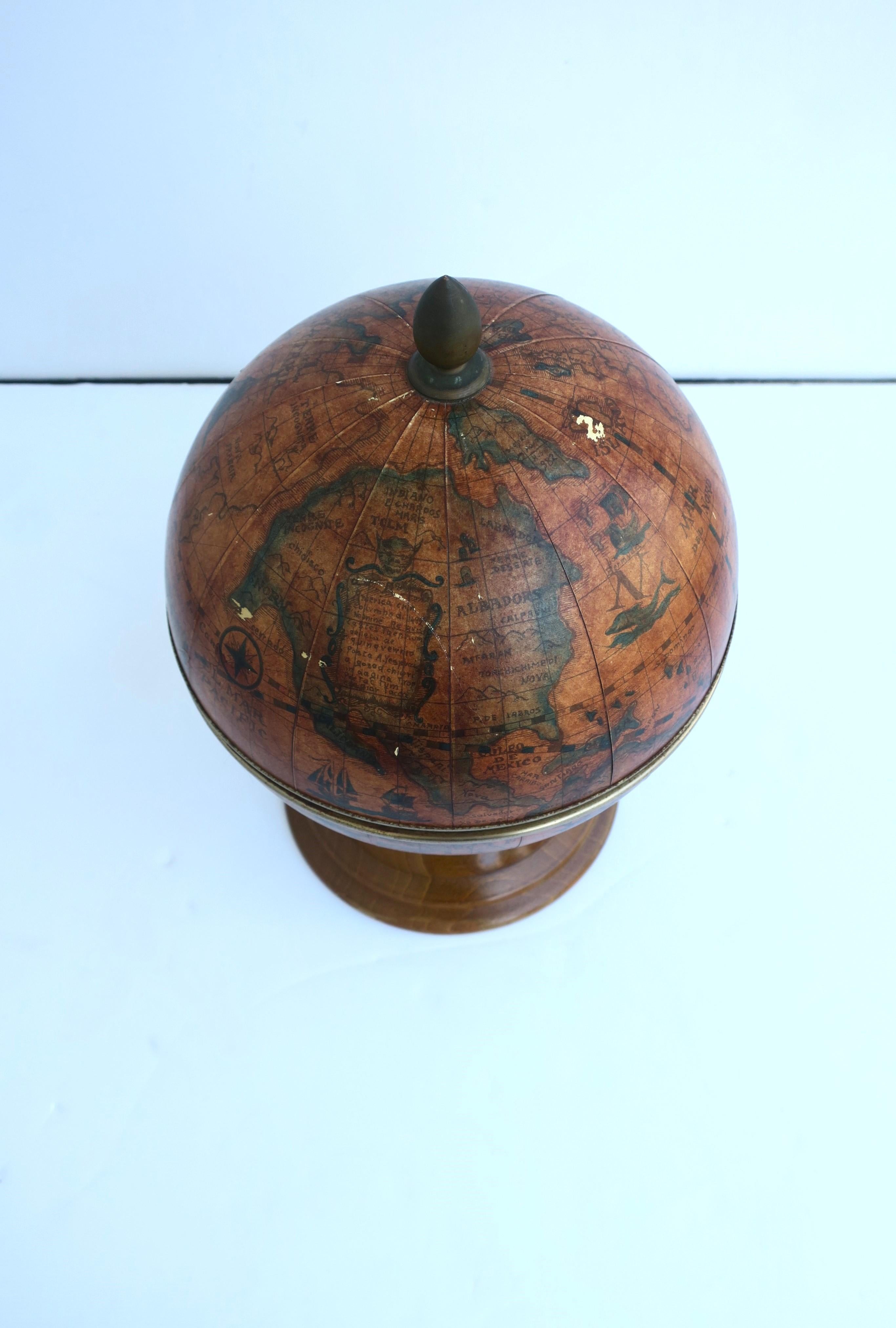 Italian World Globe Ice Bucket For Sale 1