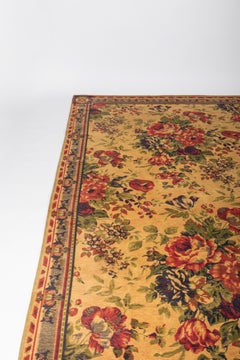 Italian woven rug tapestry by Collezione Tapetti Society
