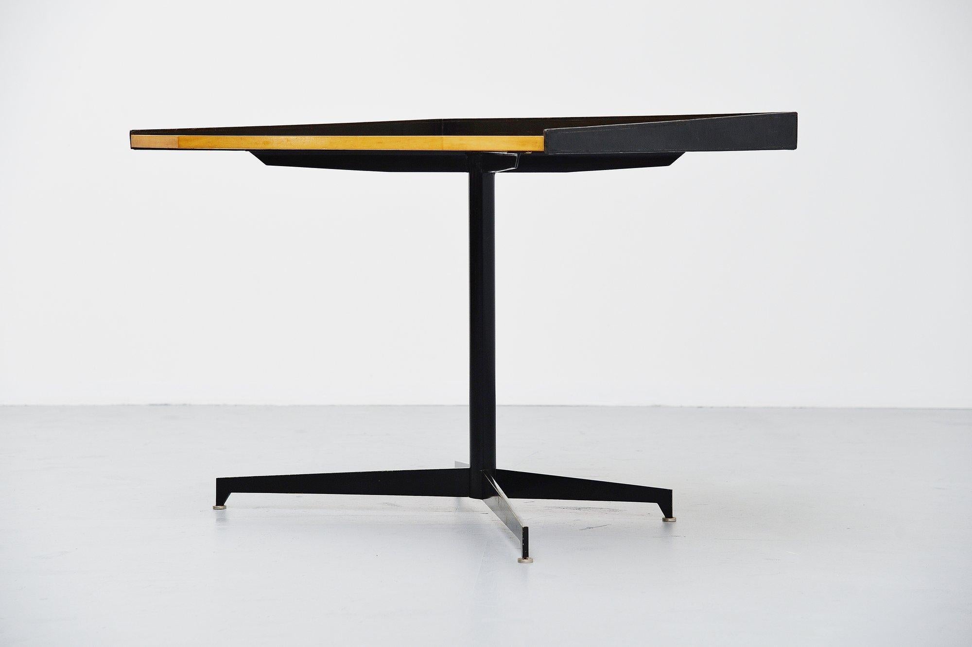 Mid-Century Modern Italian Writing Desk Osvaldo Borsani Style, Italy, 1950