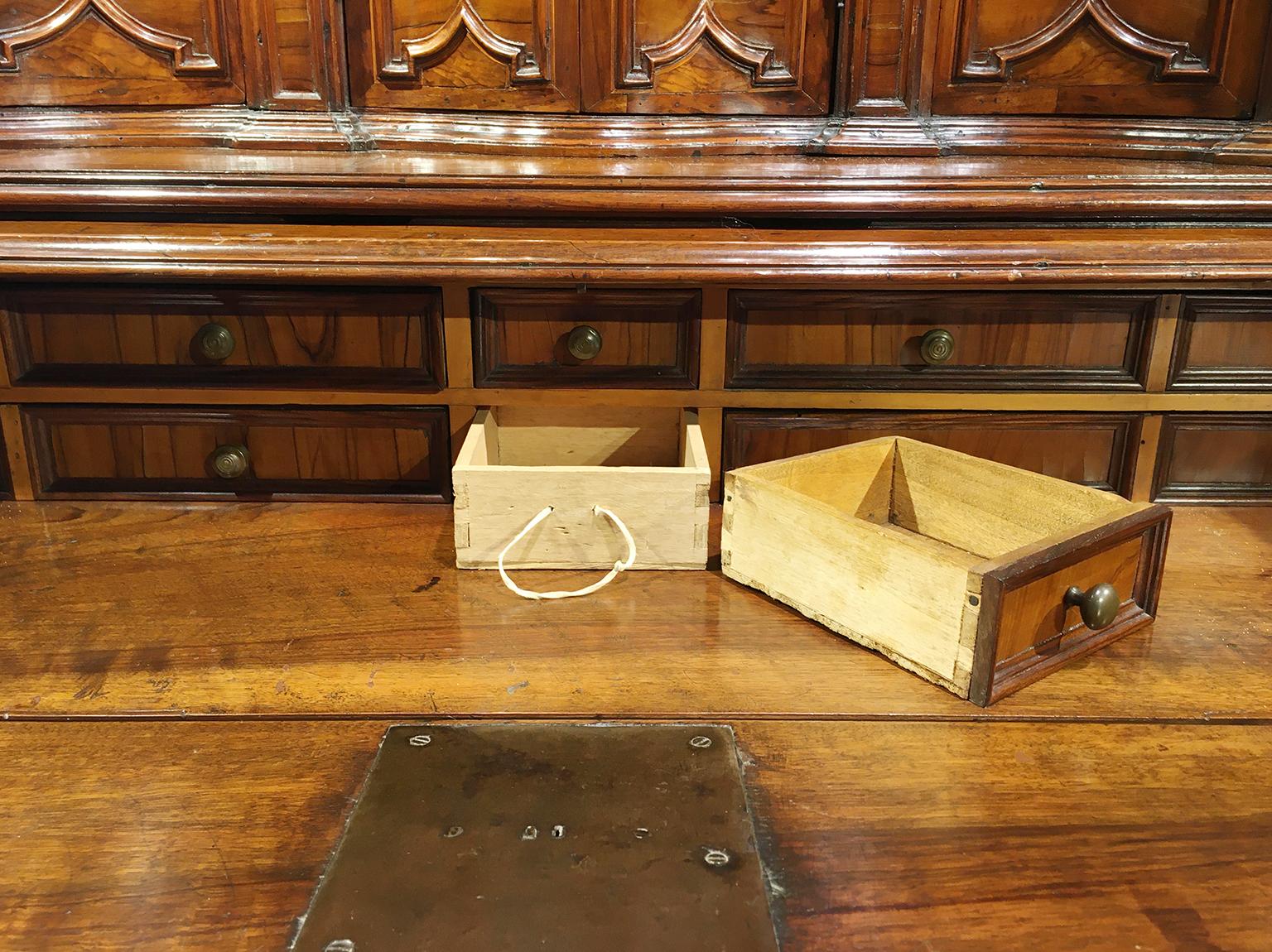 Ancient Italian Writing Desk with Upper Milan, Circa 1730 For