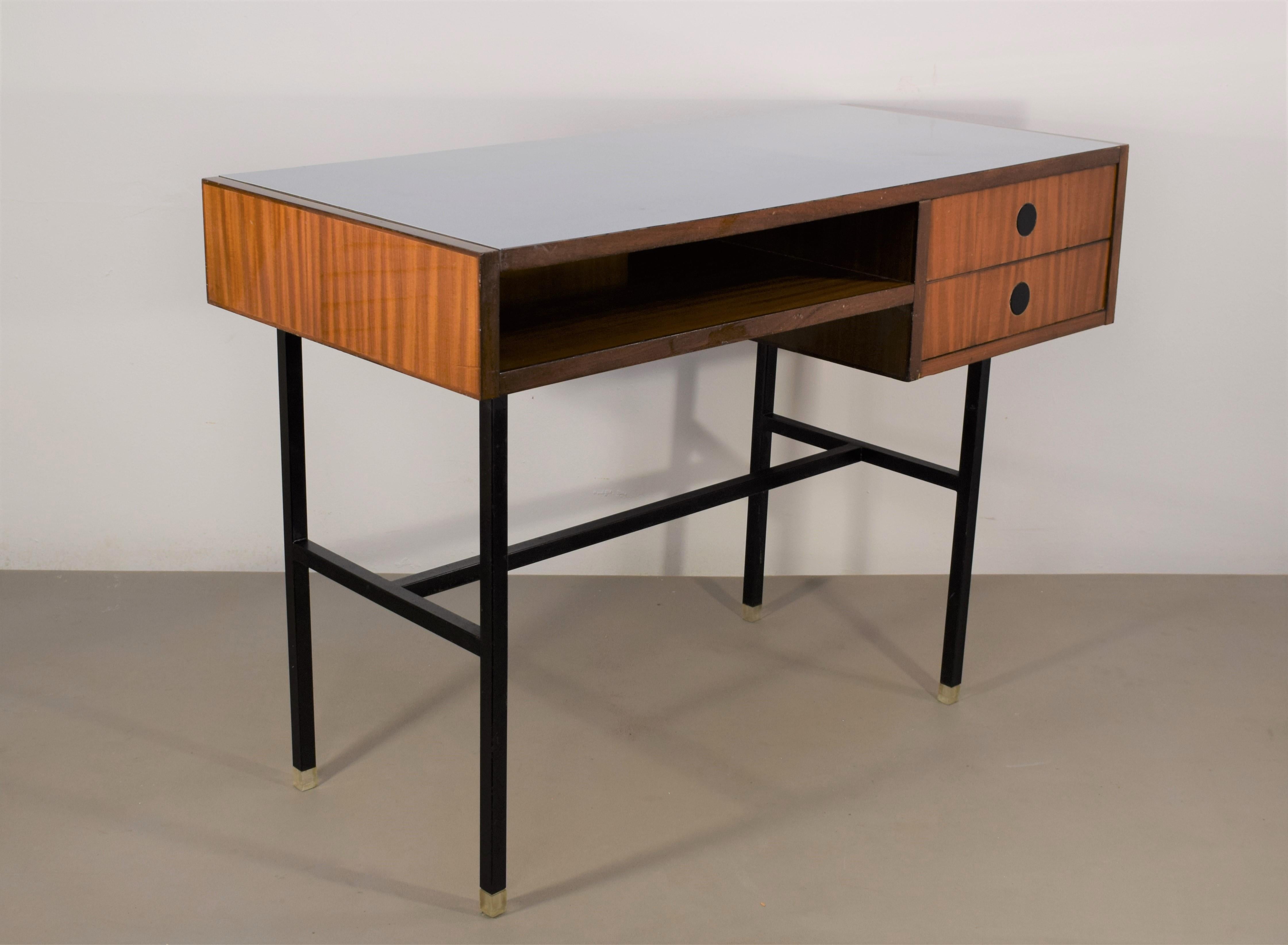 Mid-Century Modern Italian Writing Table, 1950s For Sale