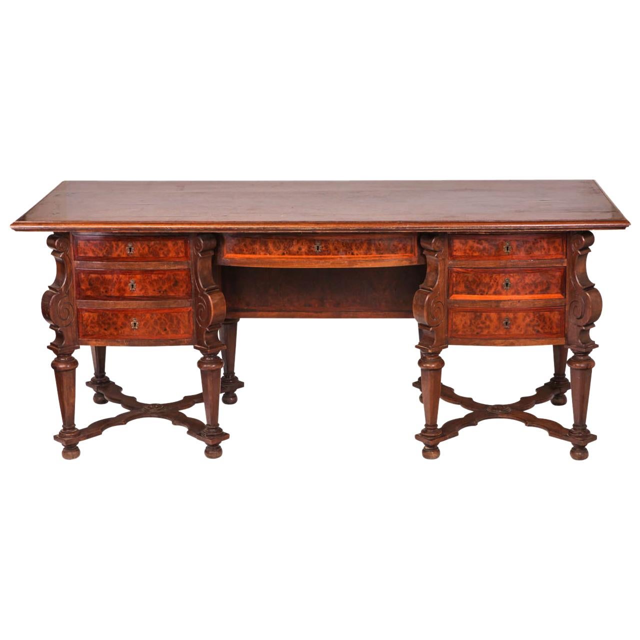 Italian Writing Table, Early 20th Century For Sale