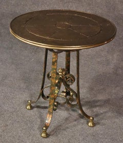 Italian Wrought Iron Gilt Center Table